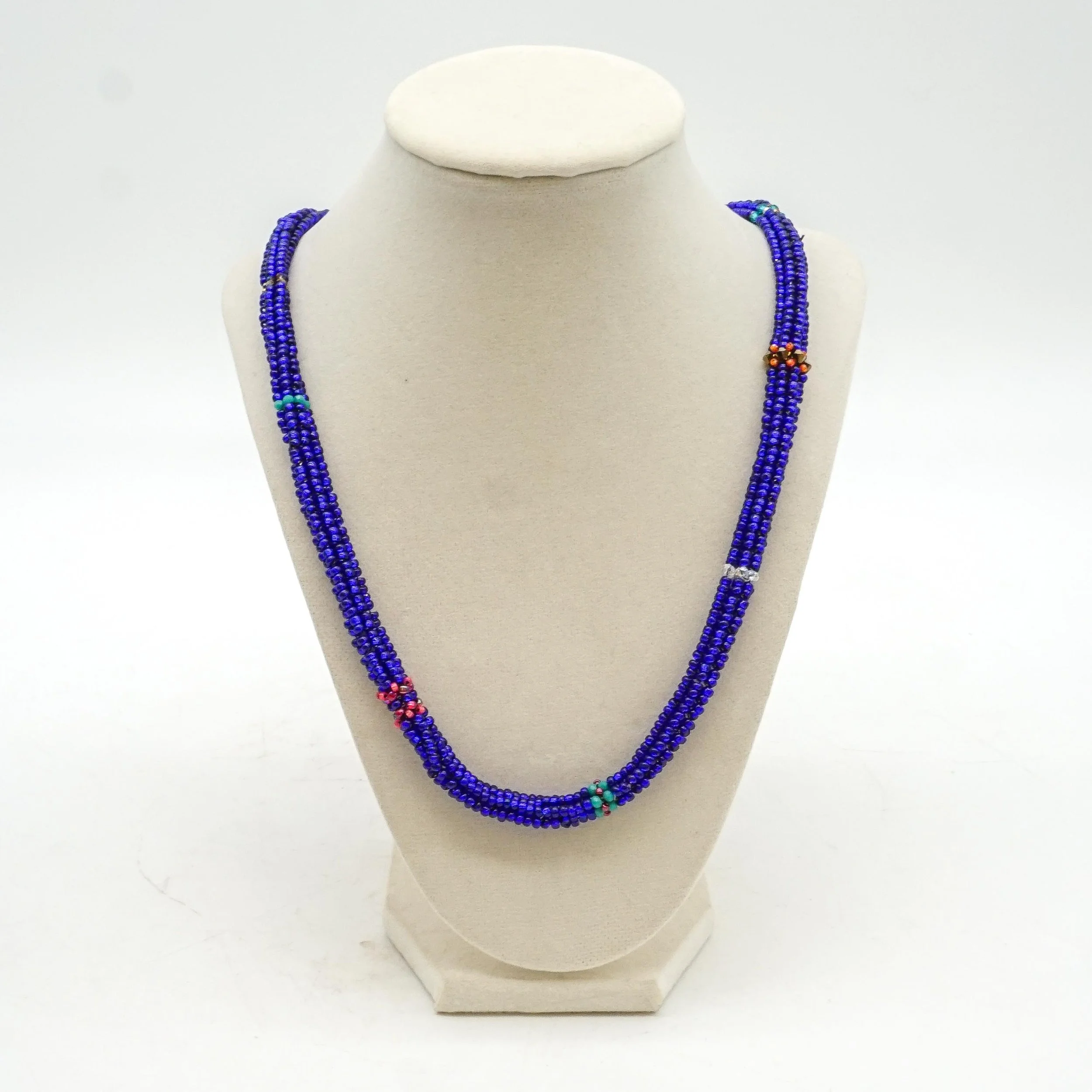 Blue Bead Necklace