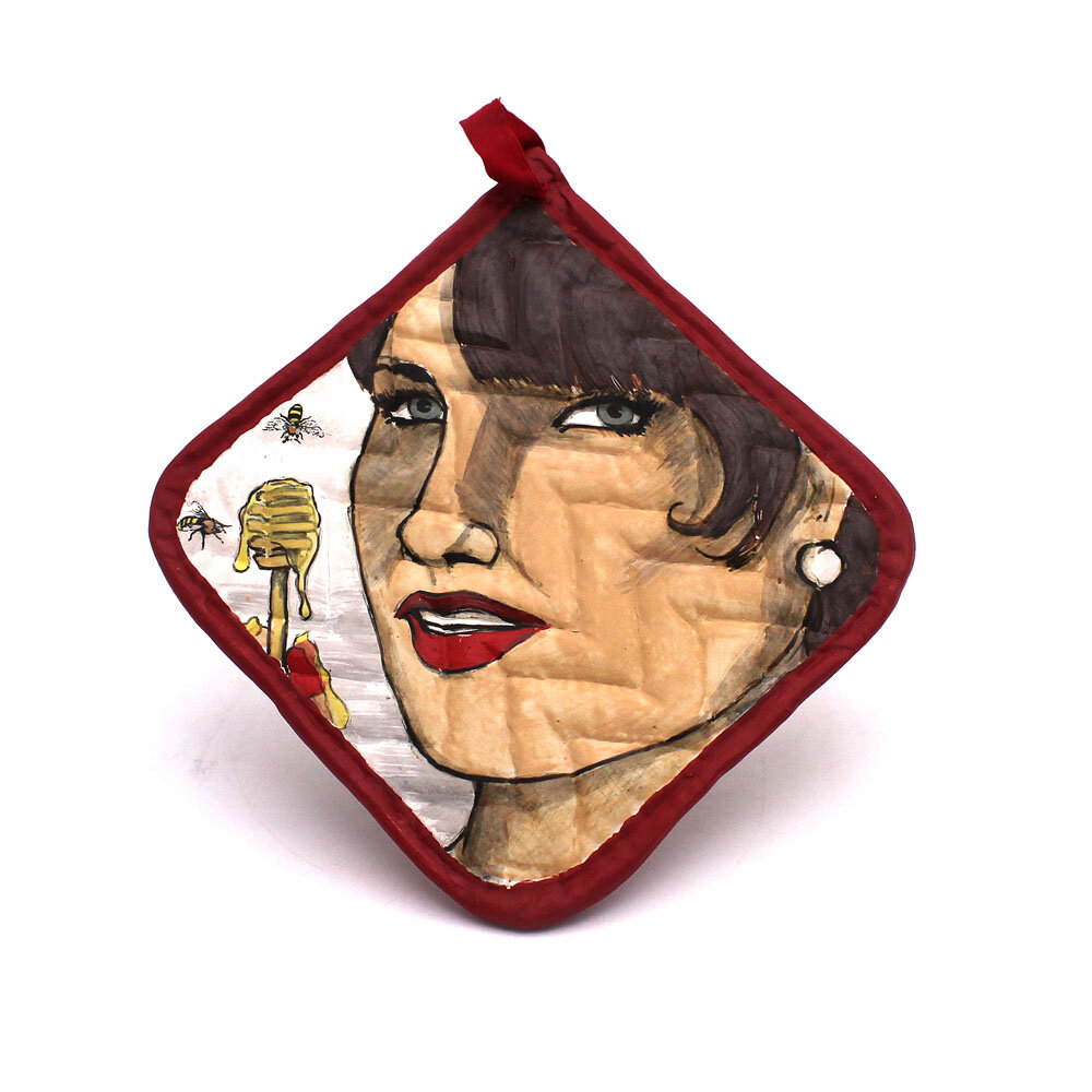 Potholder: Honey