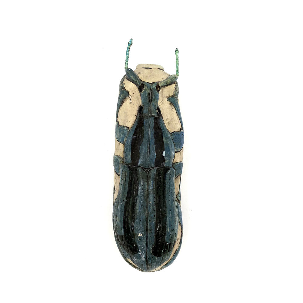 Insect Wall Vase: Blue Matt