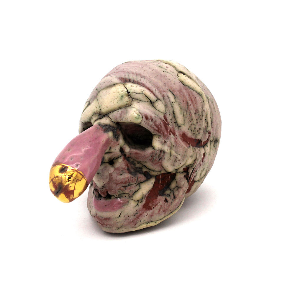 Skull with Gold Nose