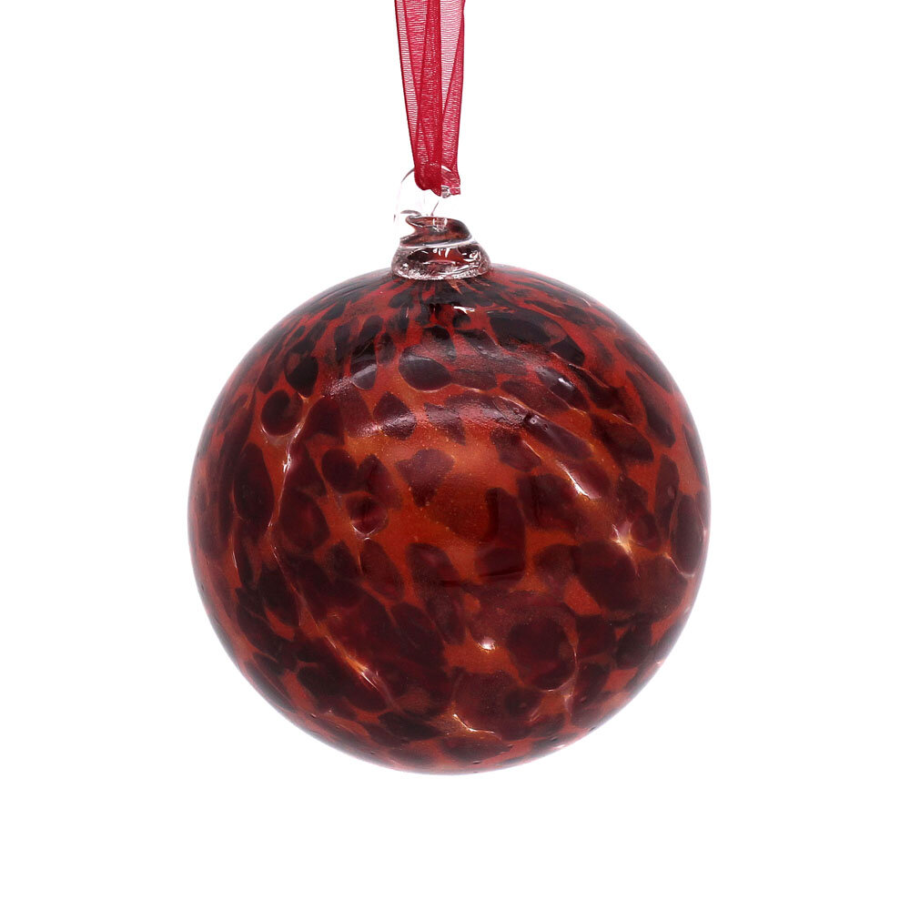 Speckled Red Ornament