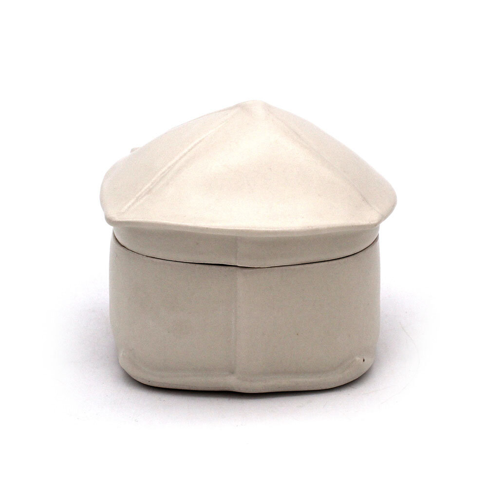 White Covered Jar