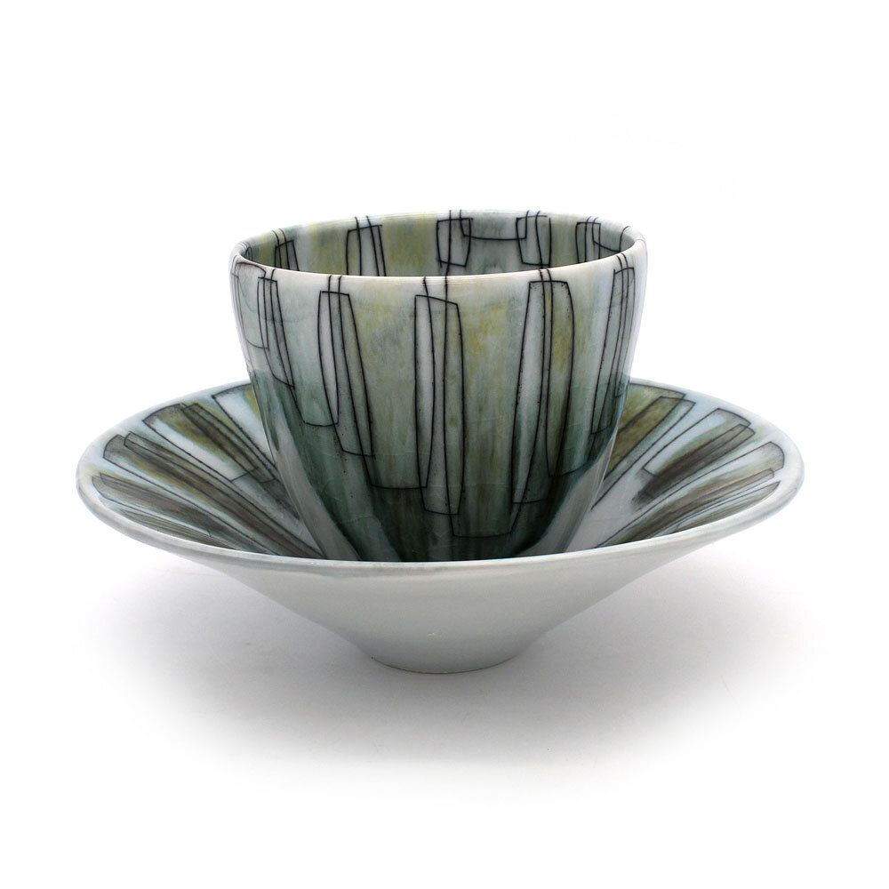 Shady Blue-Green Bowl Set