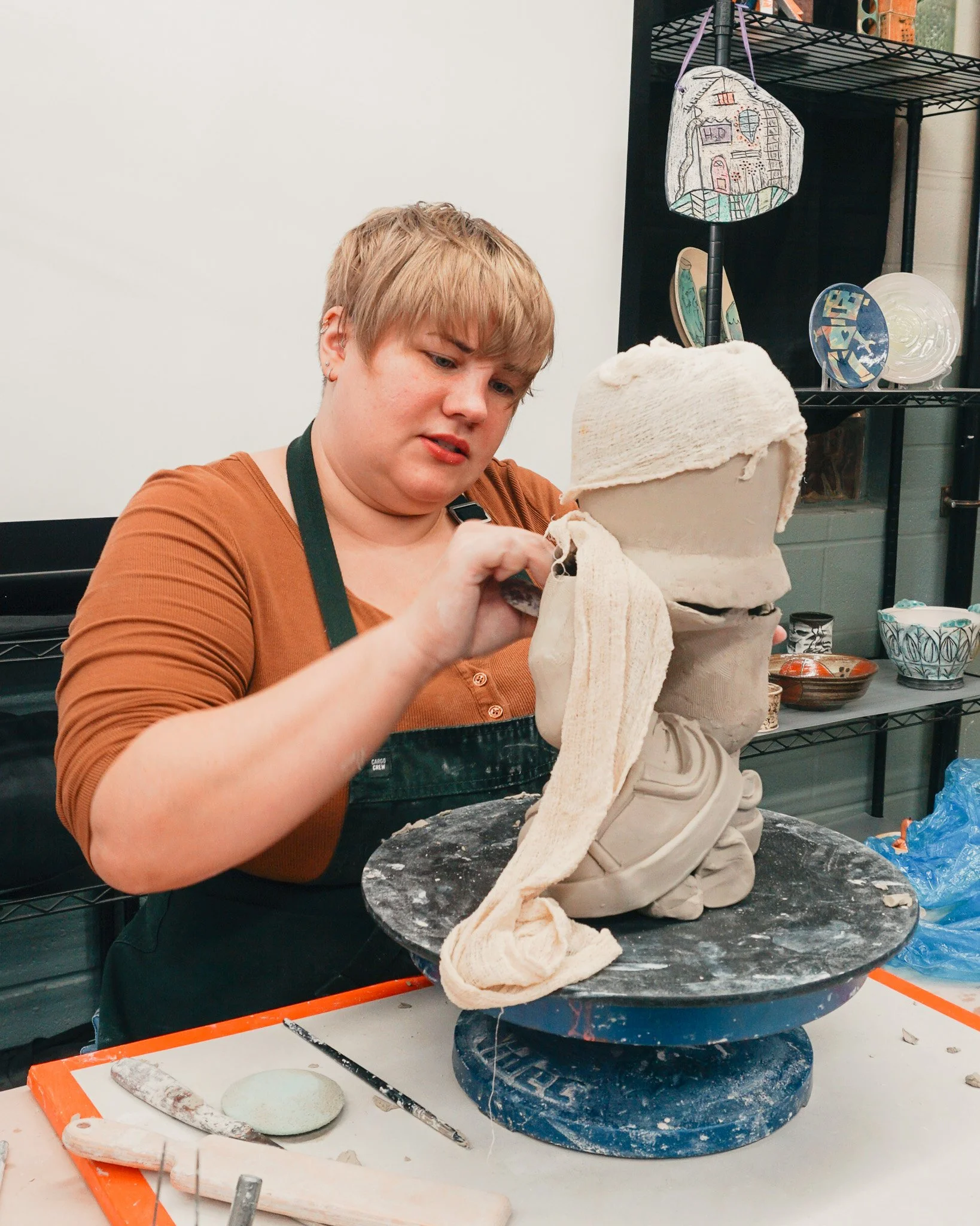 Hannah Schelb First Friday Clay Demo.jpg