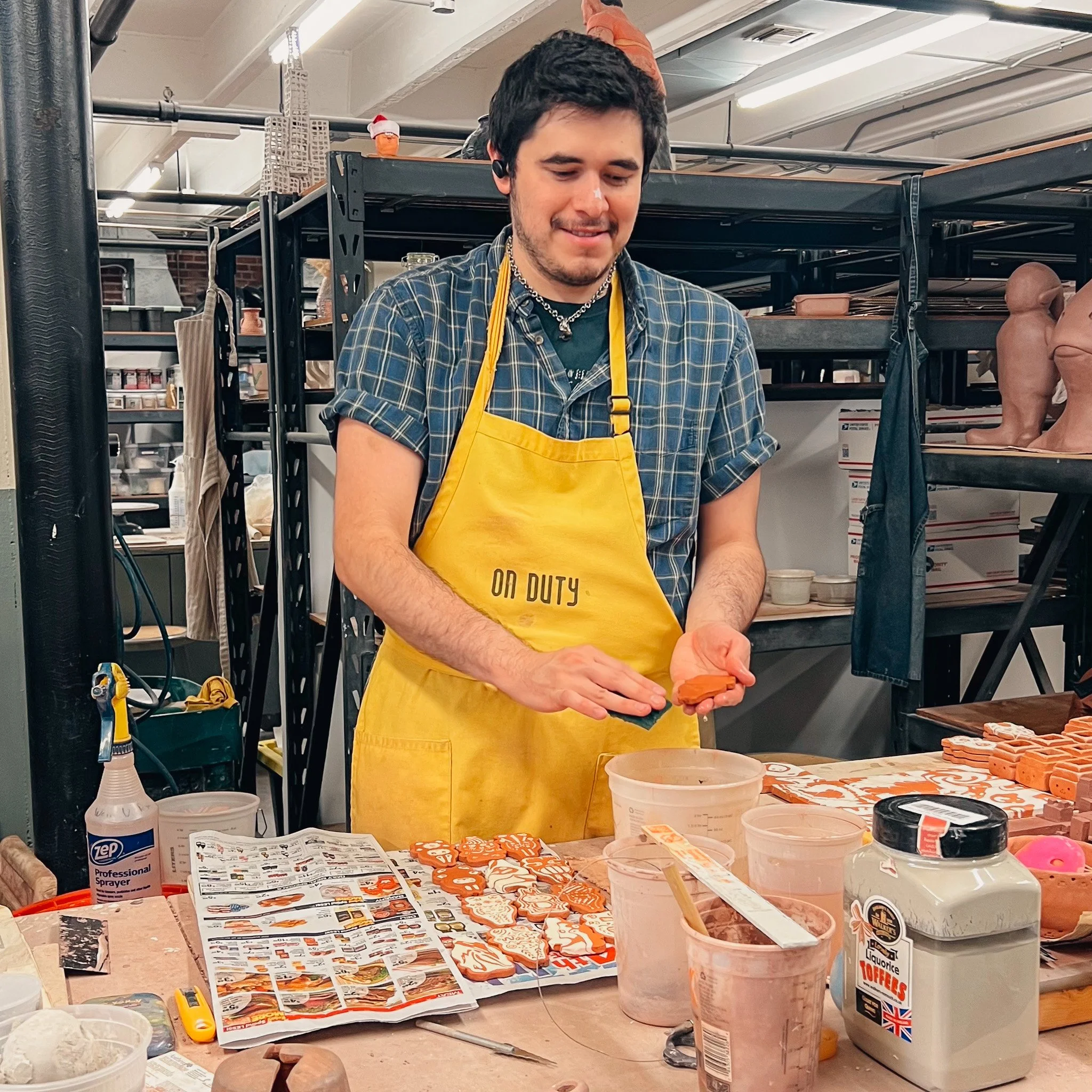 Ceramics Resident Warren Van Ryzin