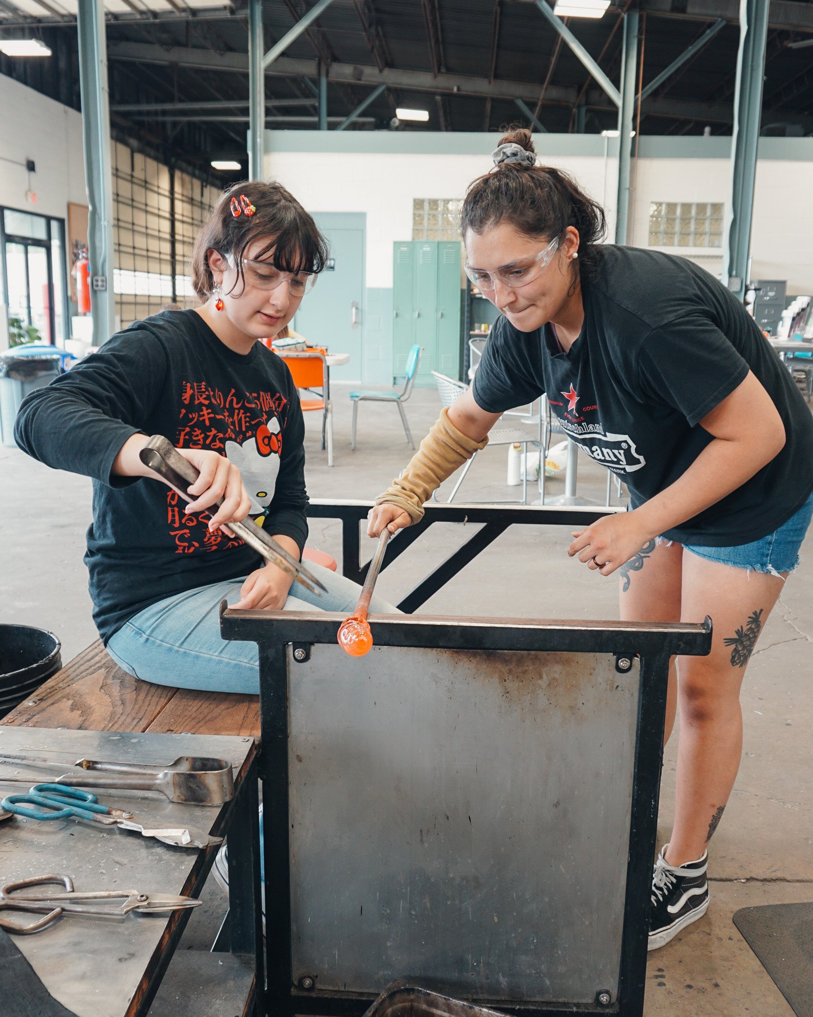 Teen Camp Glassblowing 2025 1.jpg