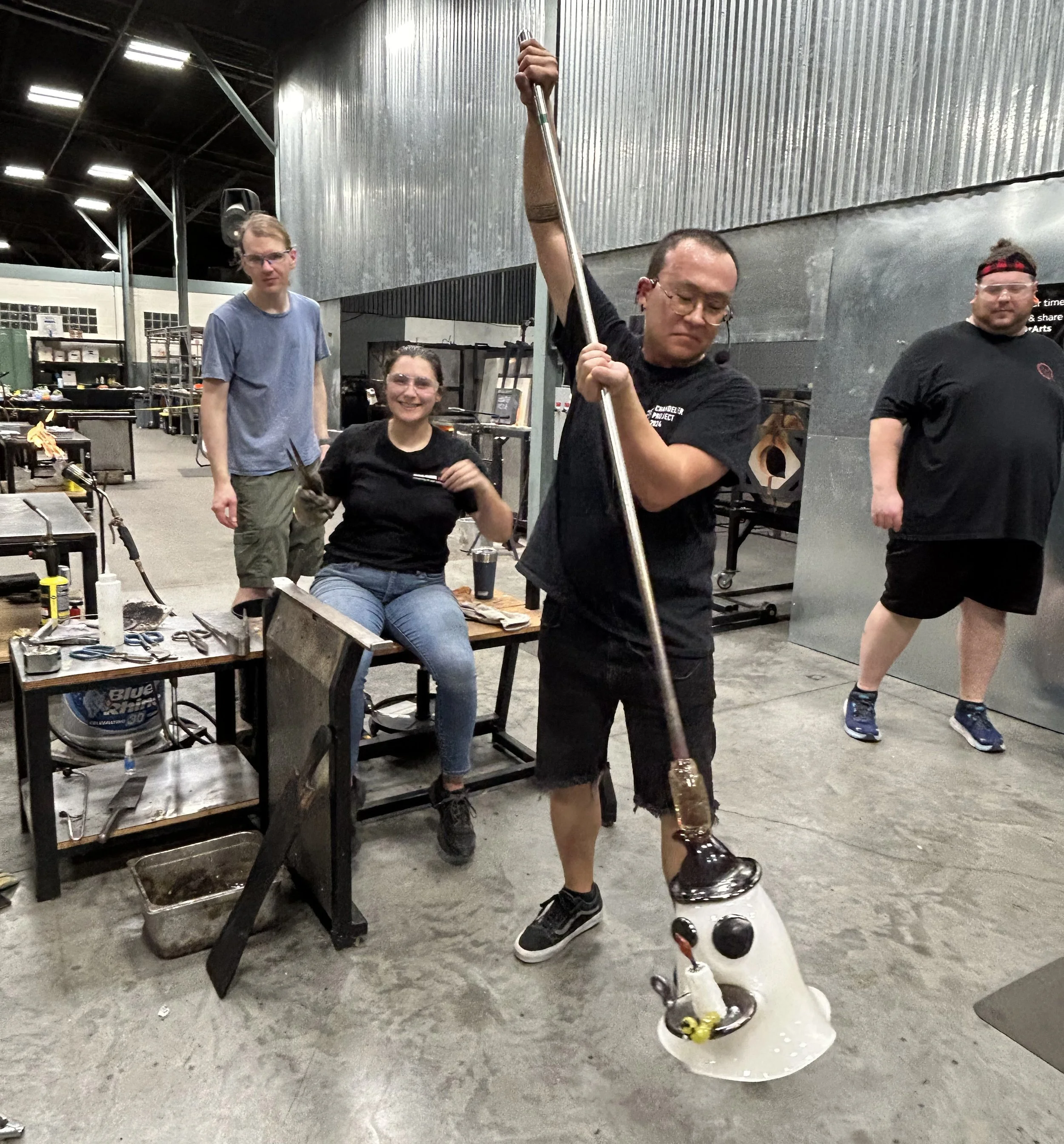 Spooky Glass Blowing Demo from October 2024 