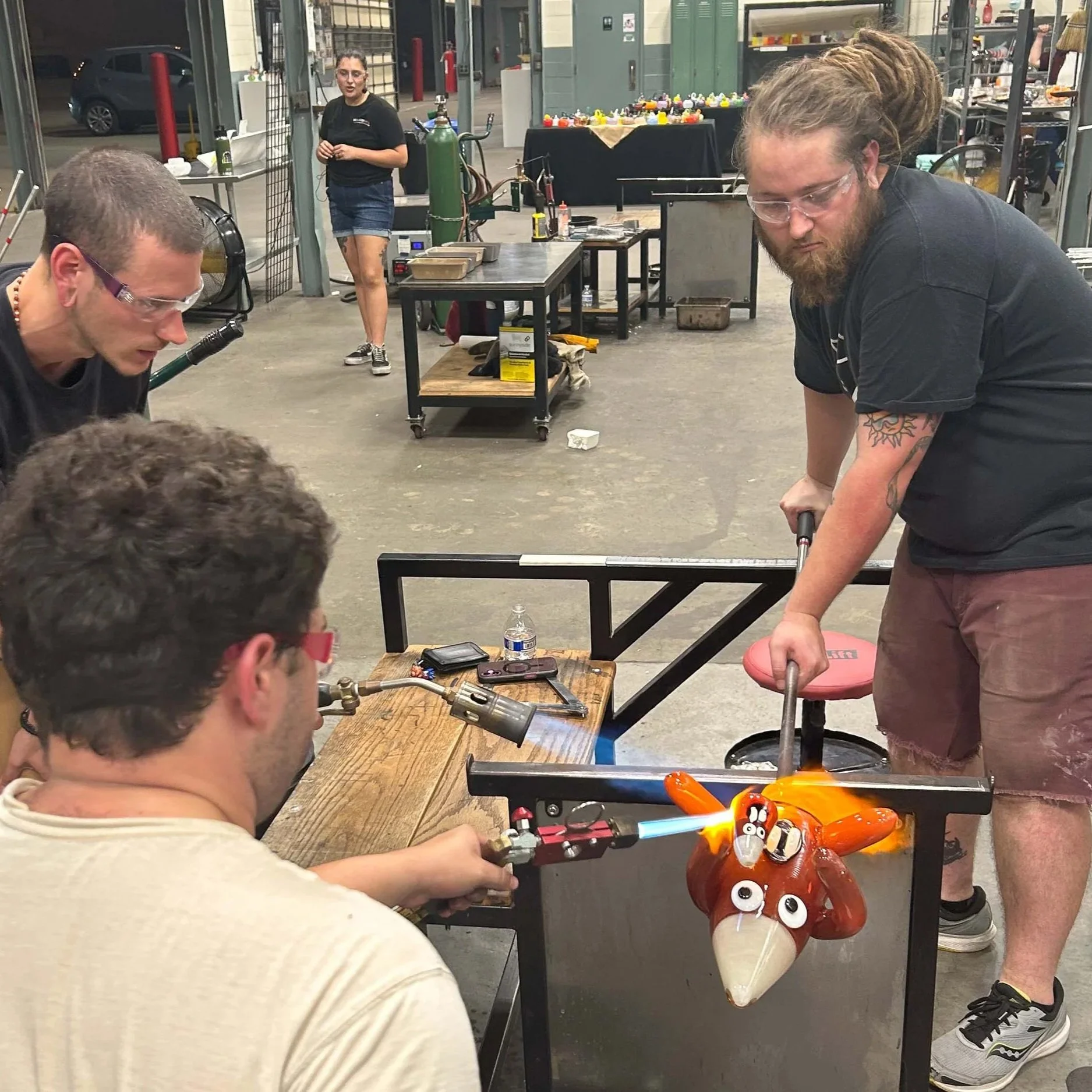 Halloween Themed Glass Blowing Demo