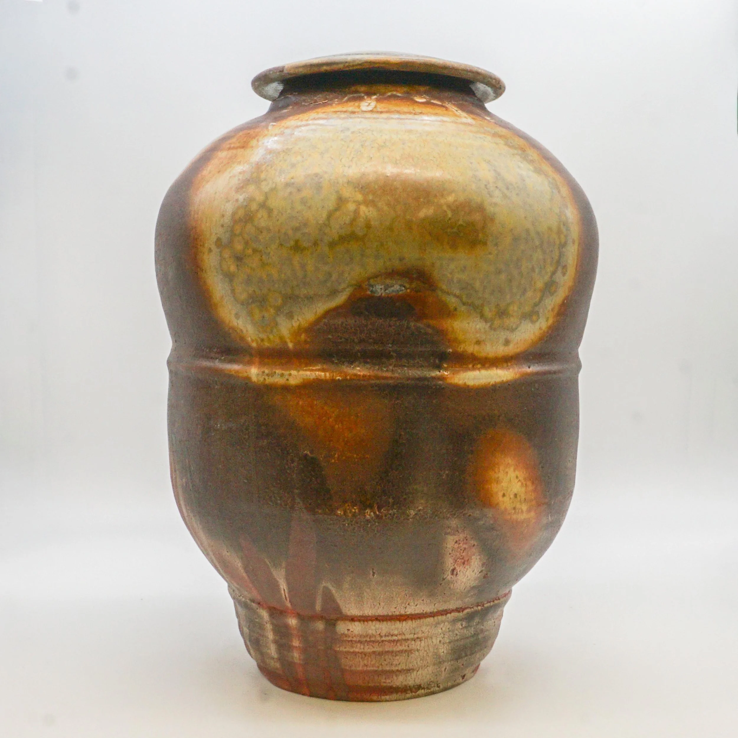 Wood Fired Lidded Jar