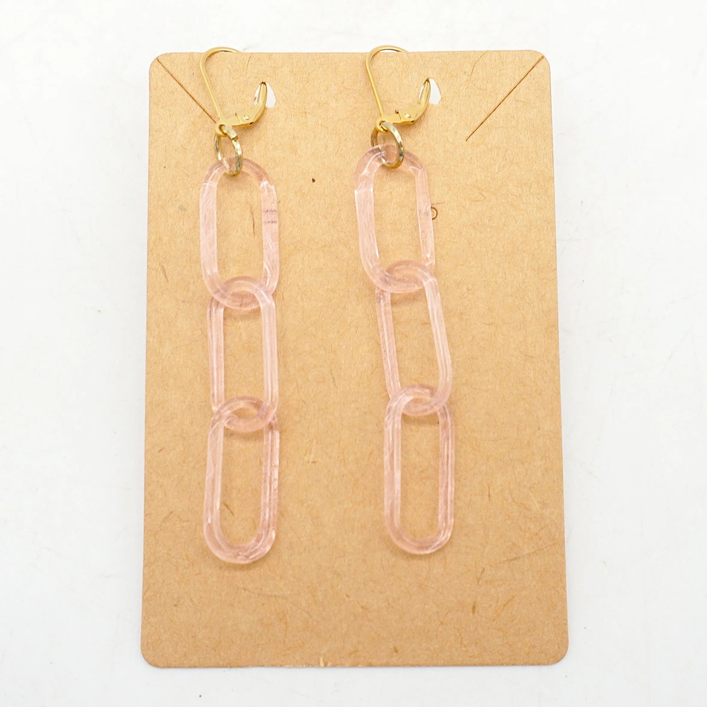 Sweet Pea Chain Earrings
