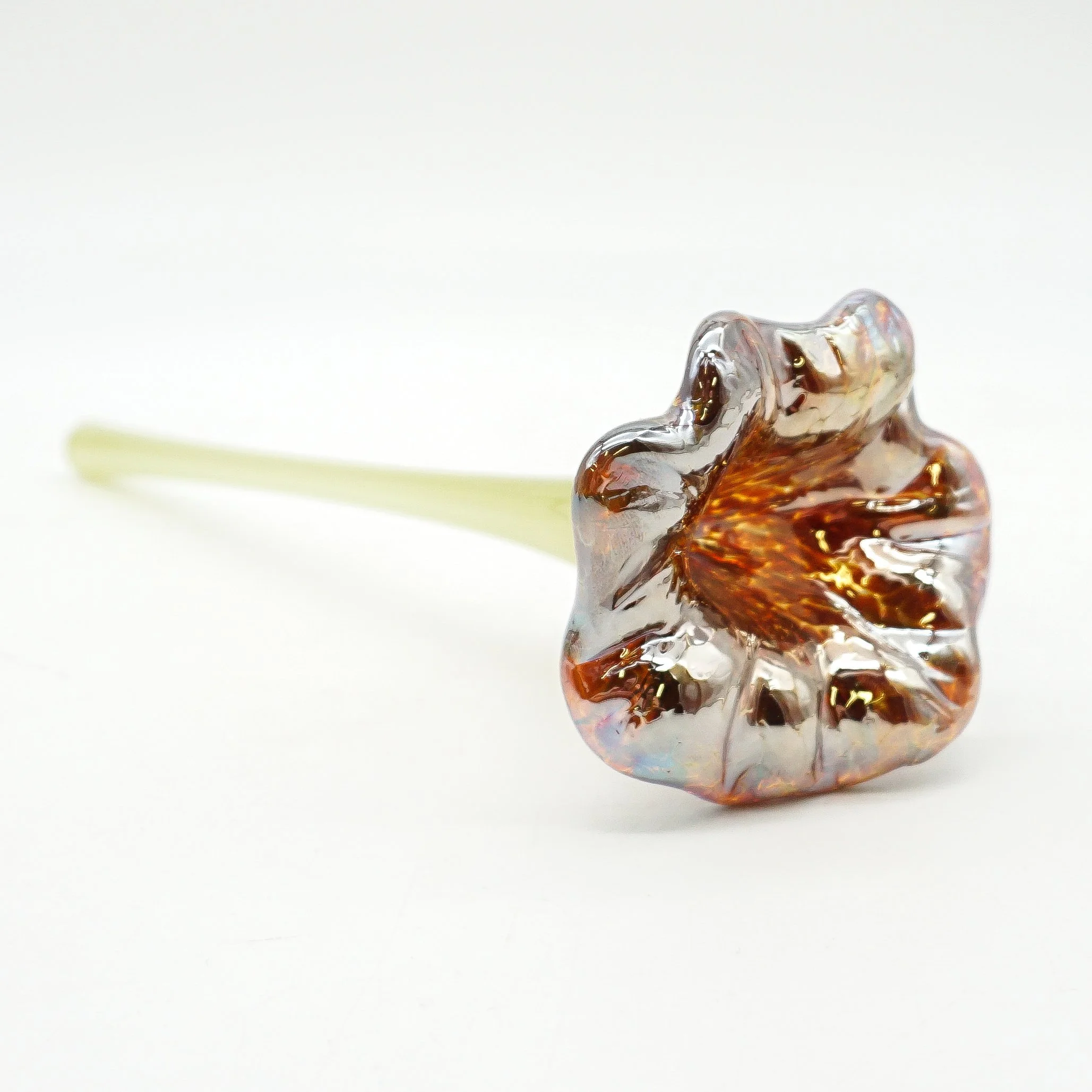 Metallic and Green Flower