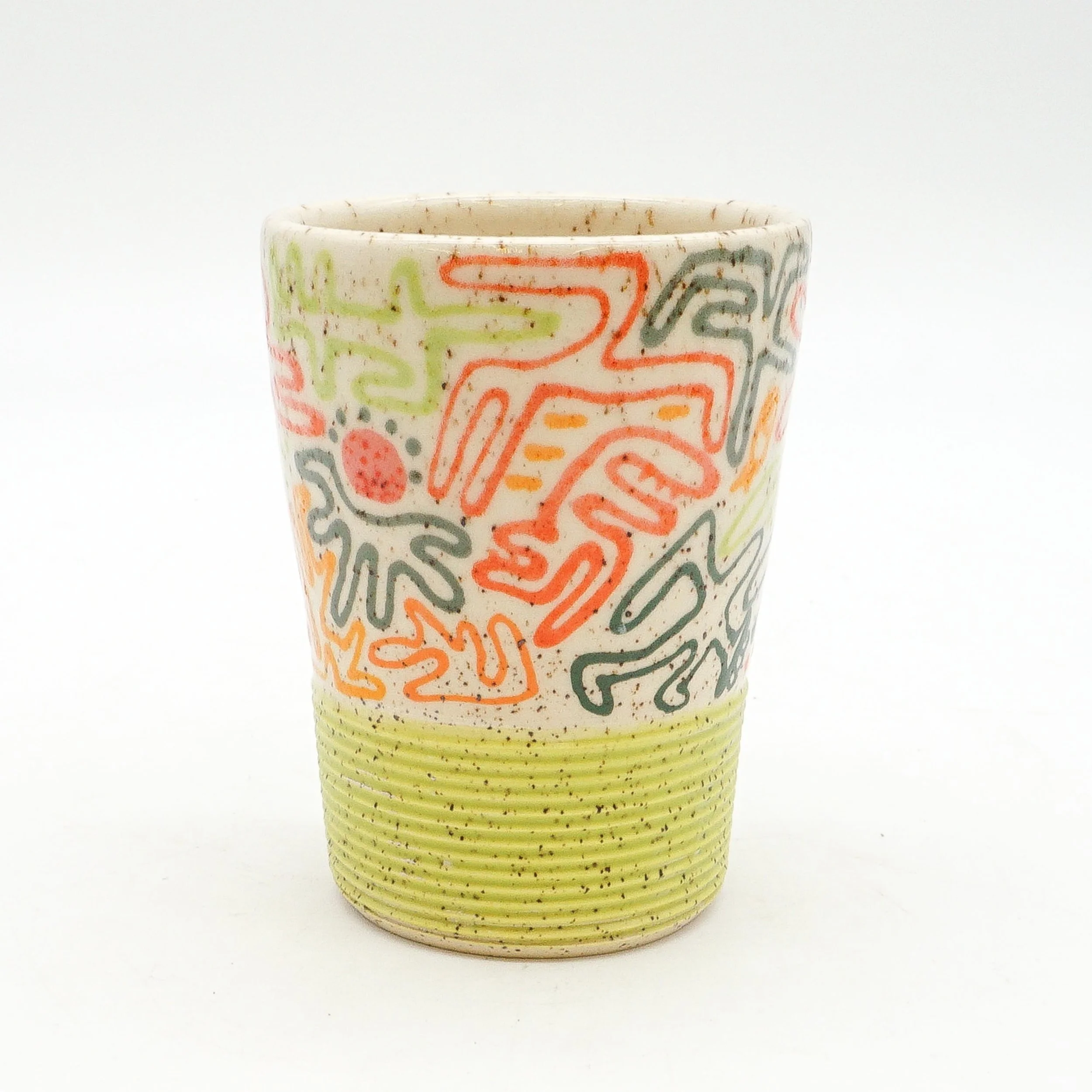 Green Bottom Tumbler