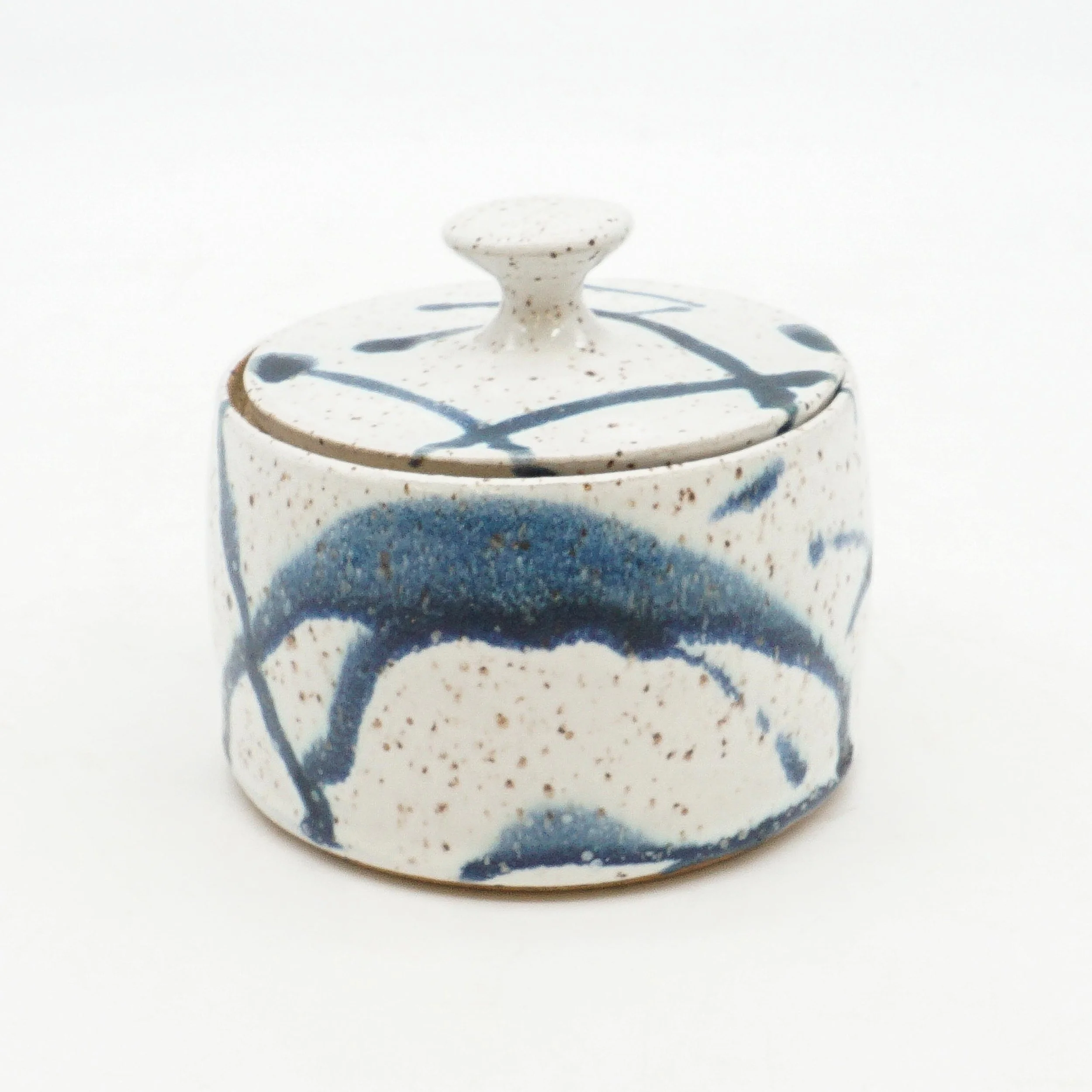 Onyx River Sugar Bowl with Lid