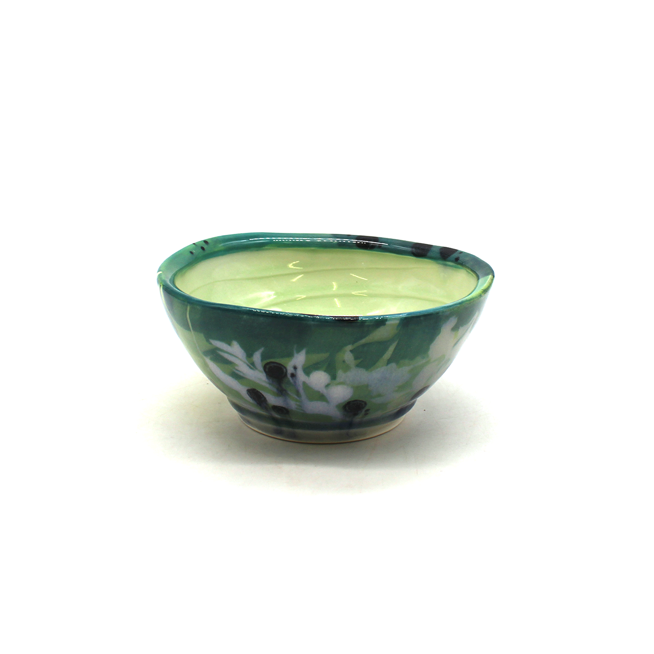 Green Swirly Bowl