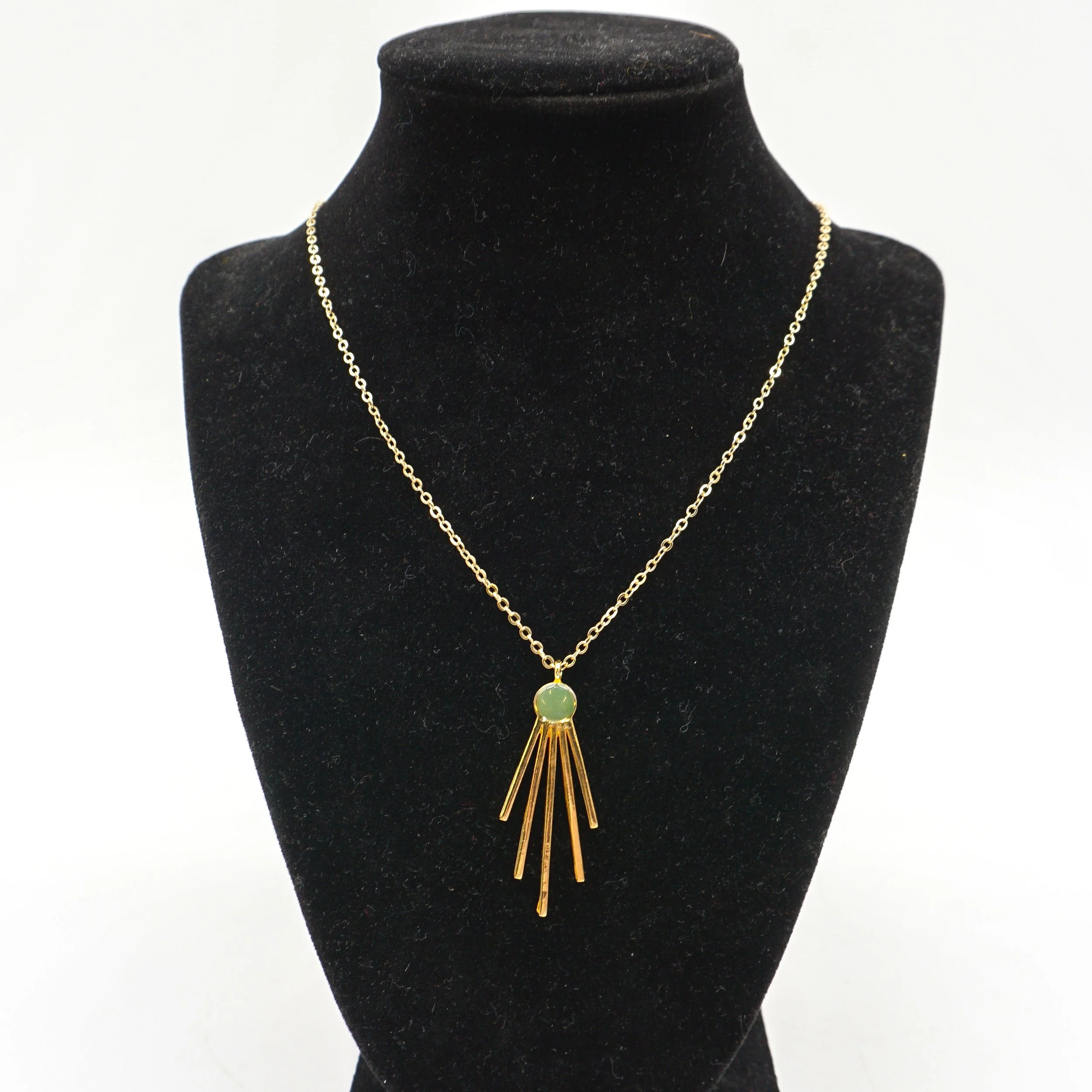 Fringed Pendant Necklace