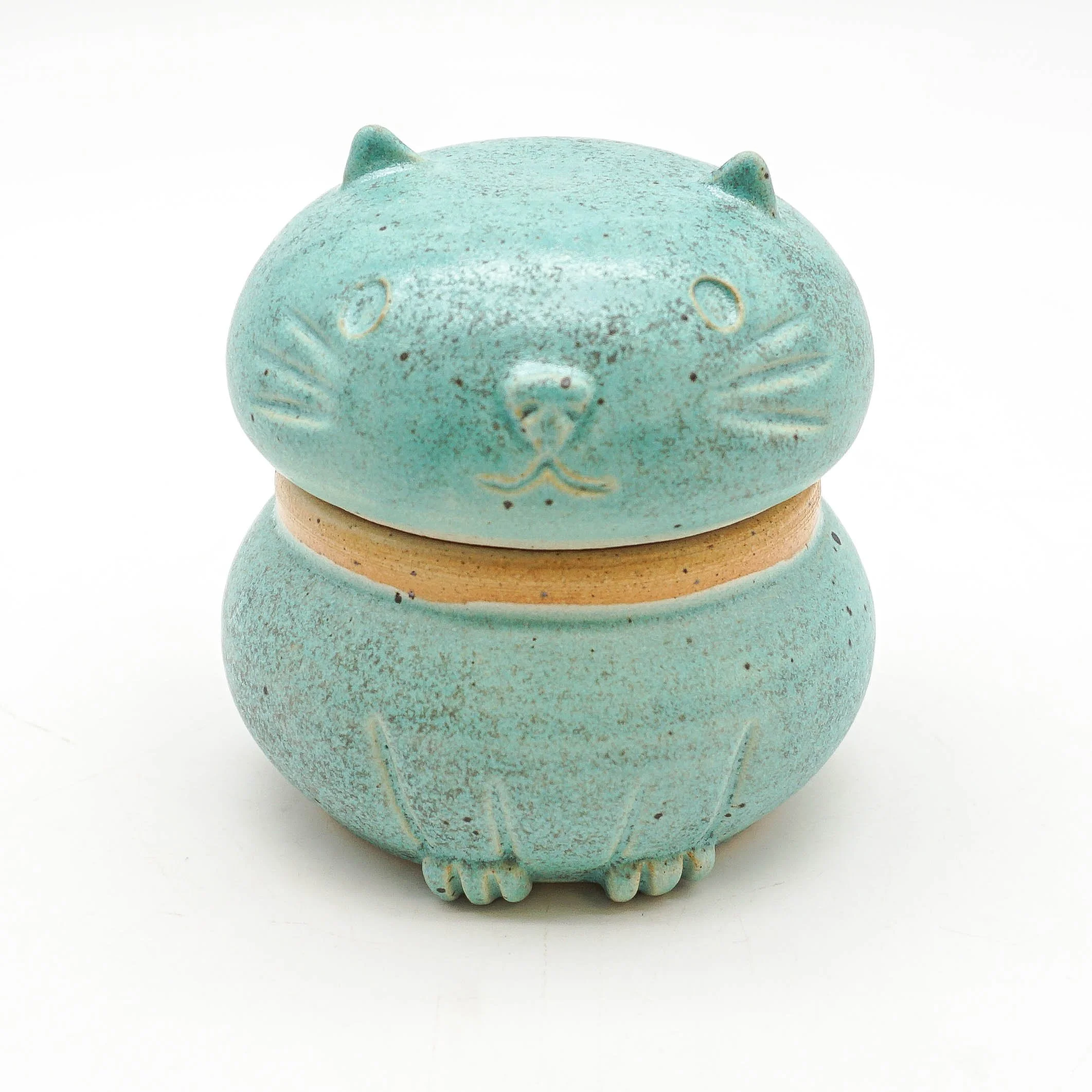 Cat Jar - Teal