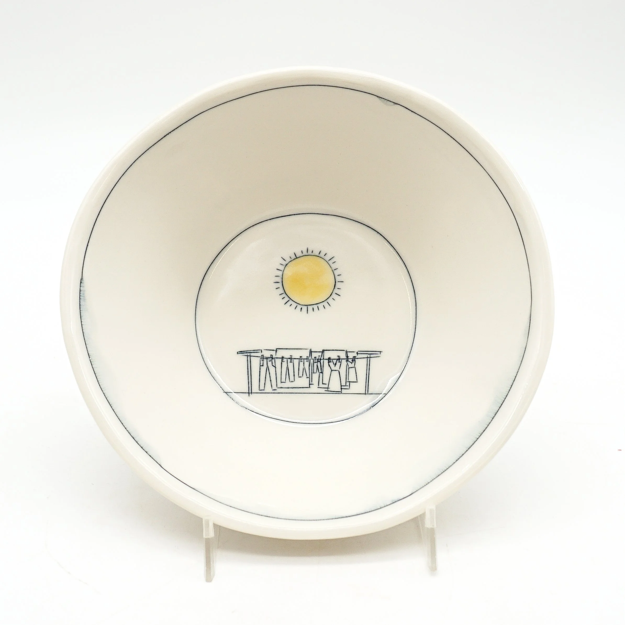 Clothesline Cereal Bowl