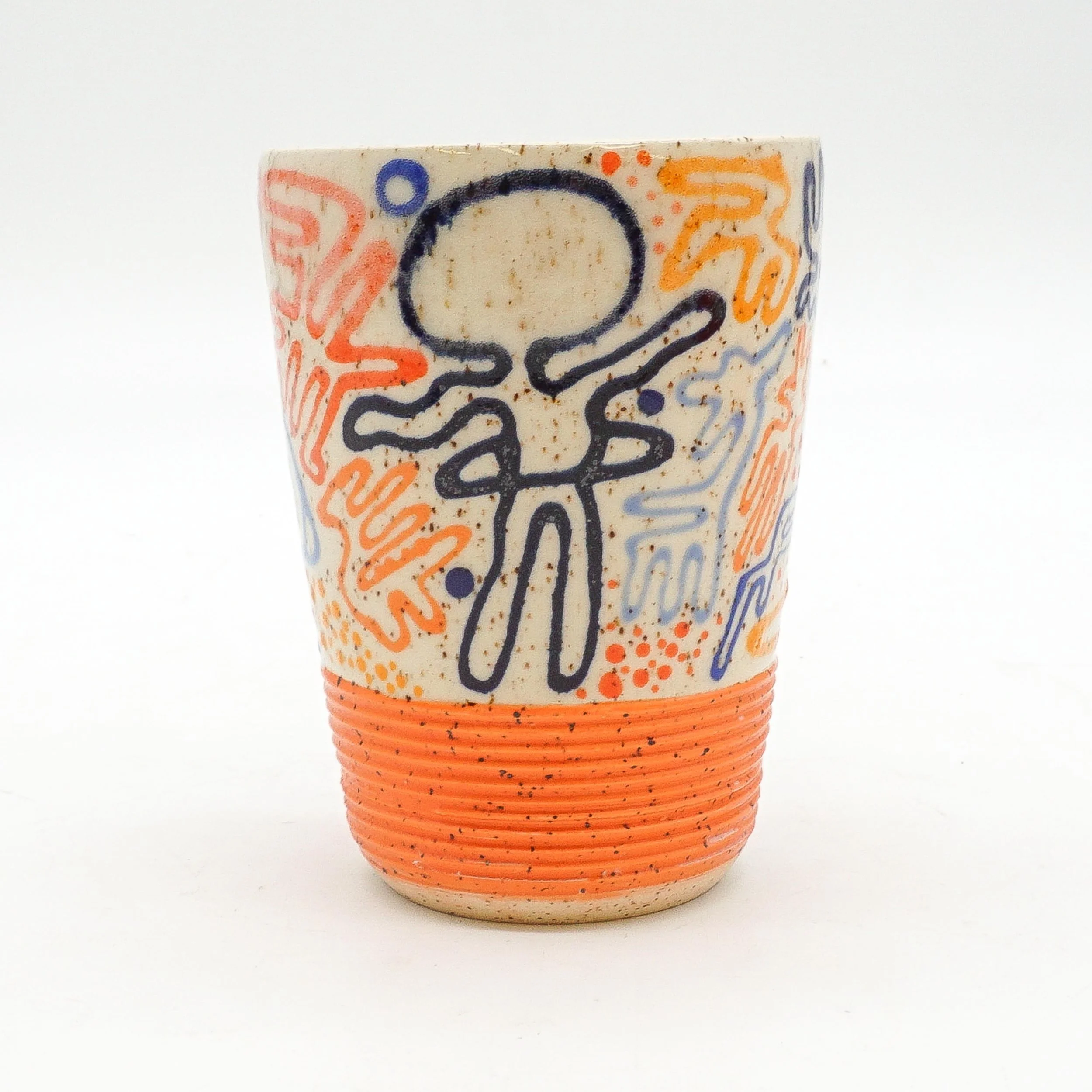 Orange Bottom Tumbler