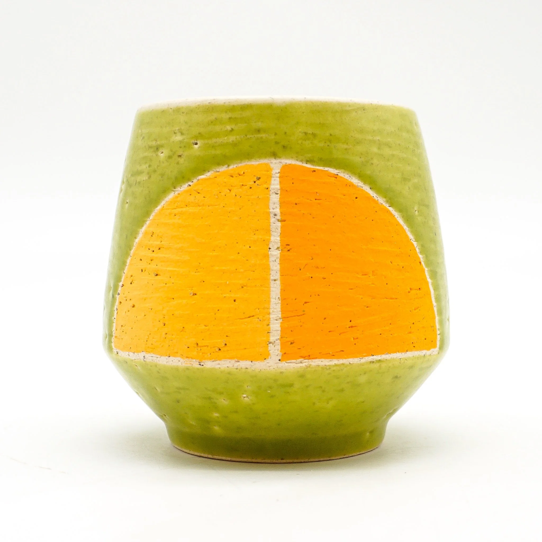 Orange + Green Yunomi