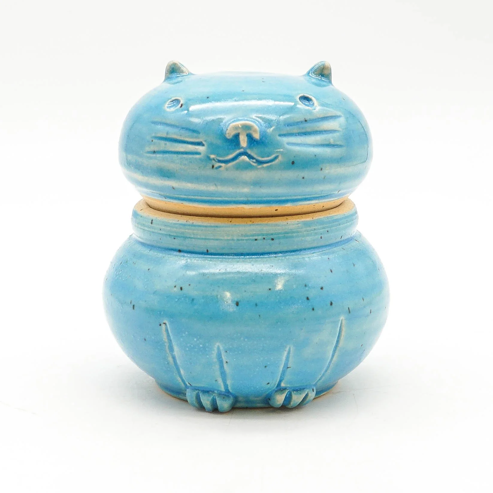 Cat Jar - Blue