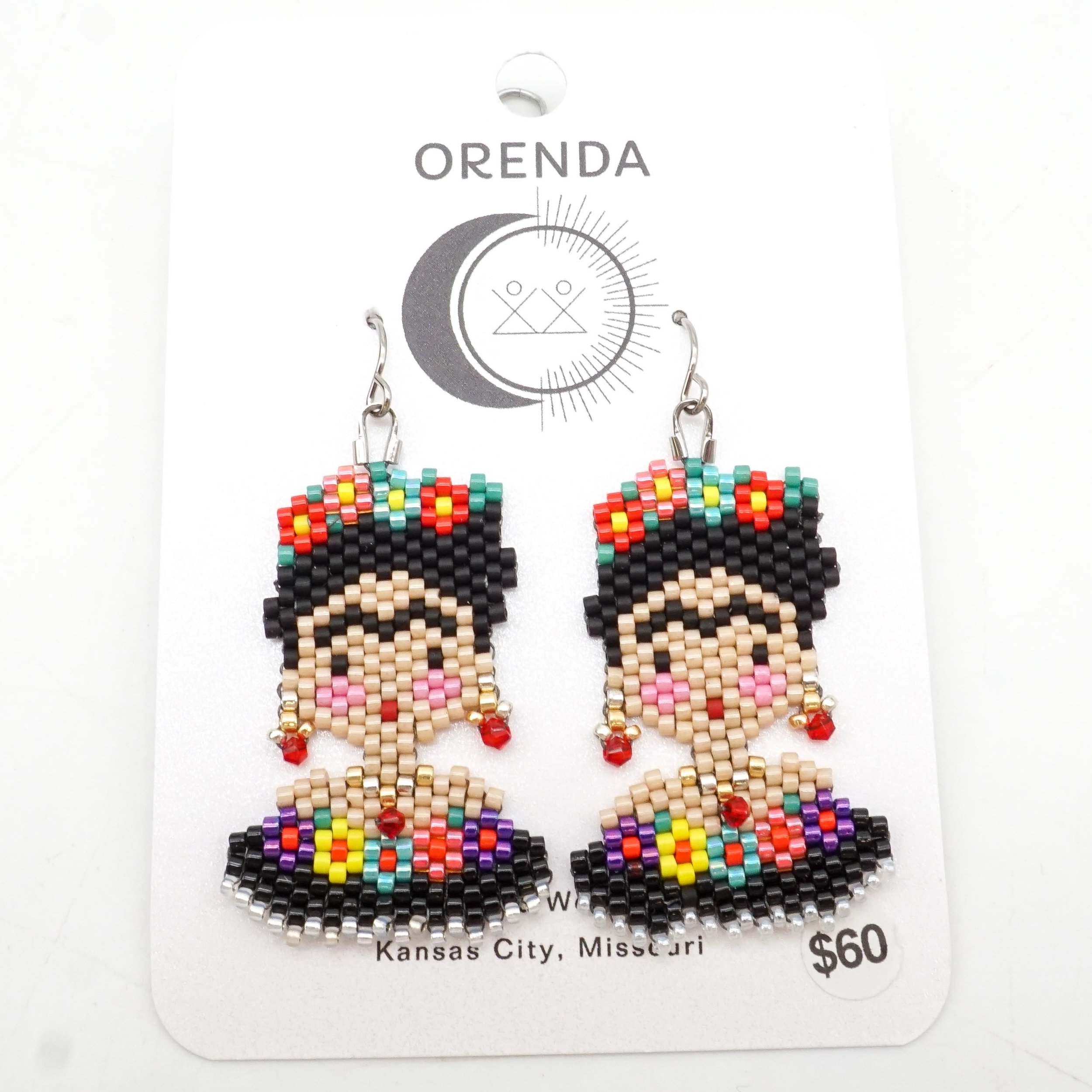 Frida Earrings - Multi Flower