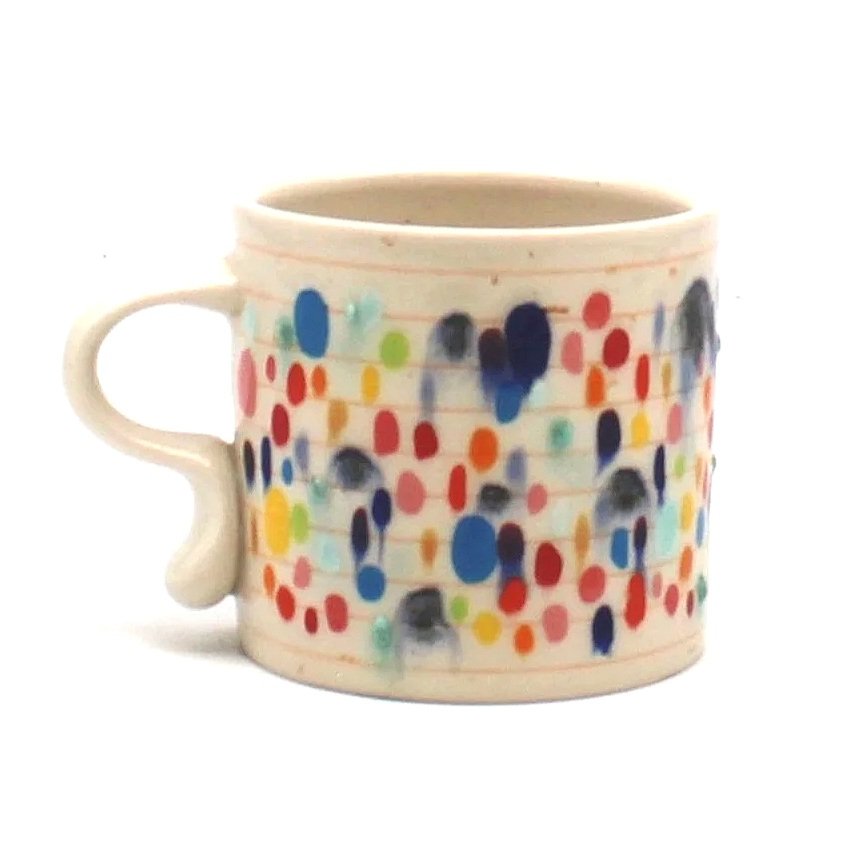 Rainbow Spotted Mug