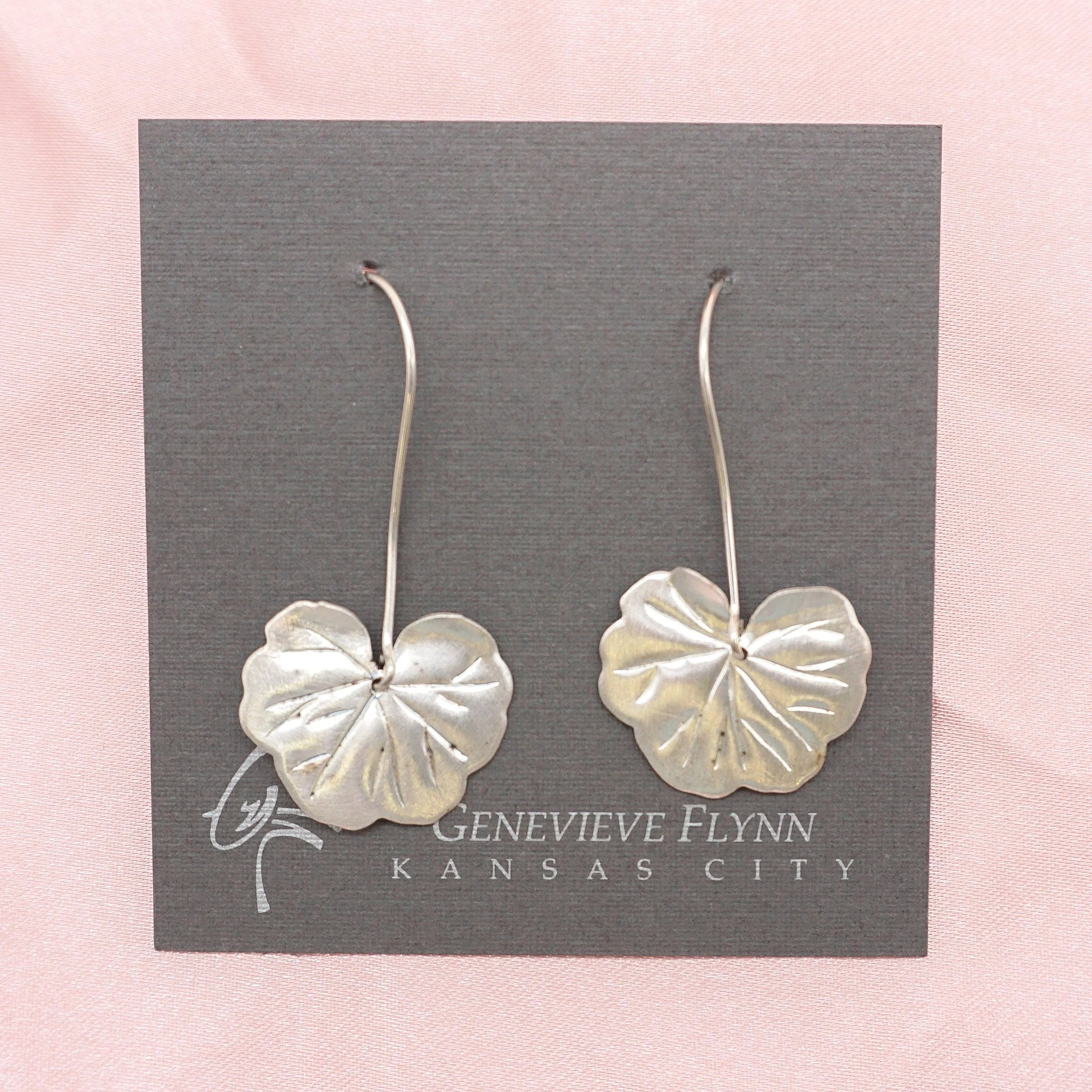 Medium Geranium Earrings