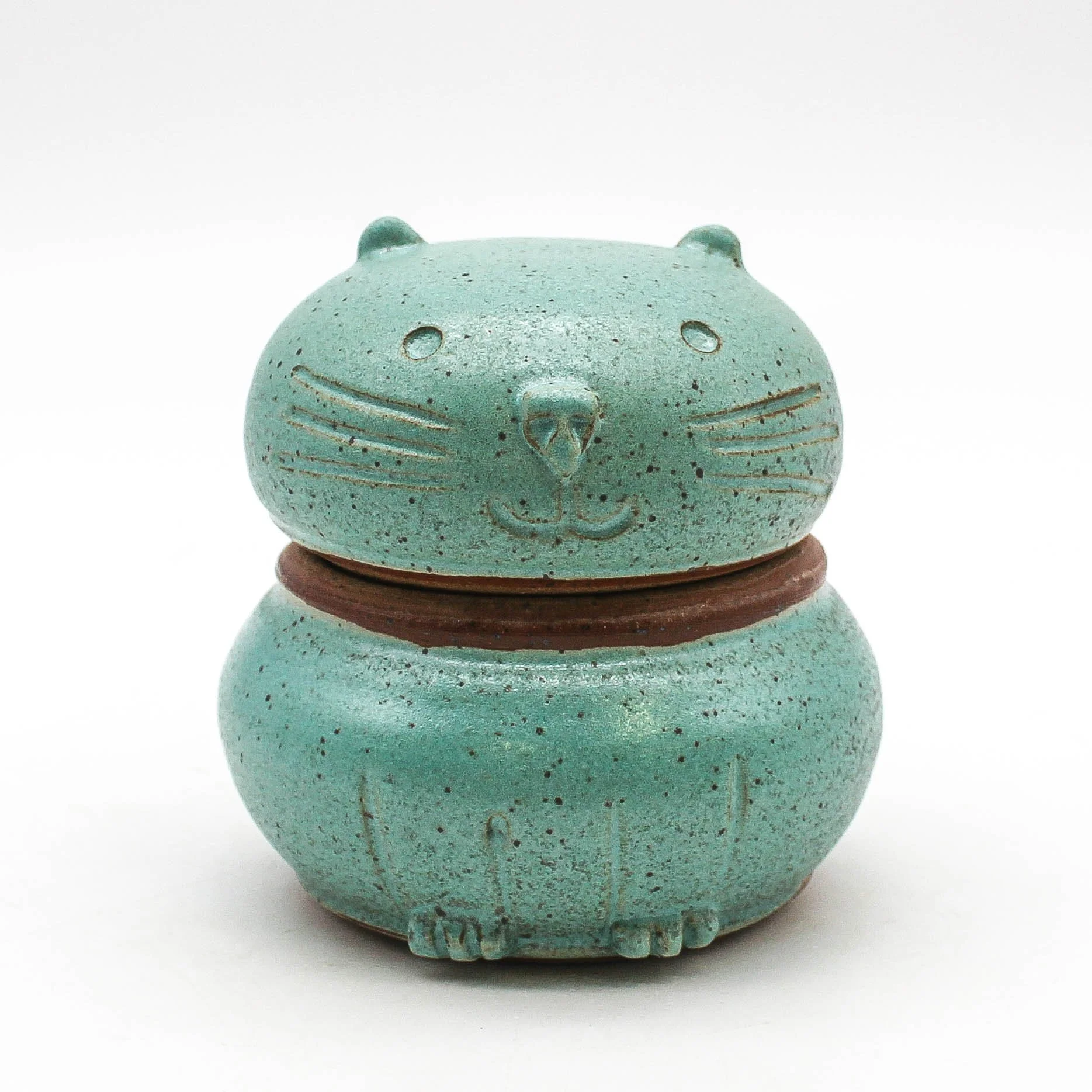 Cat Jar - Teal 3