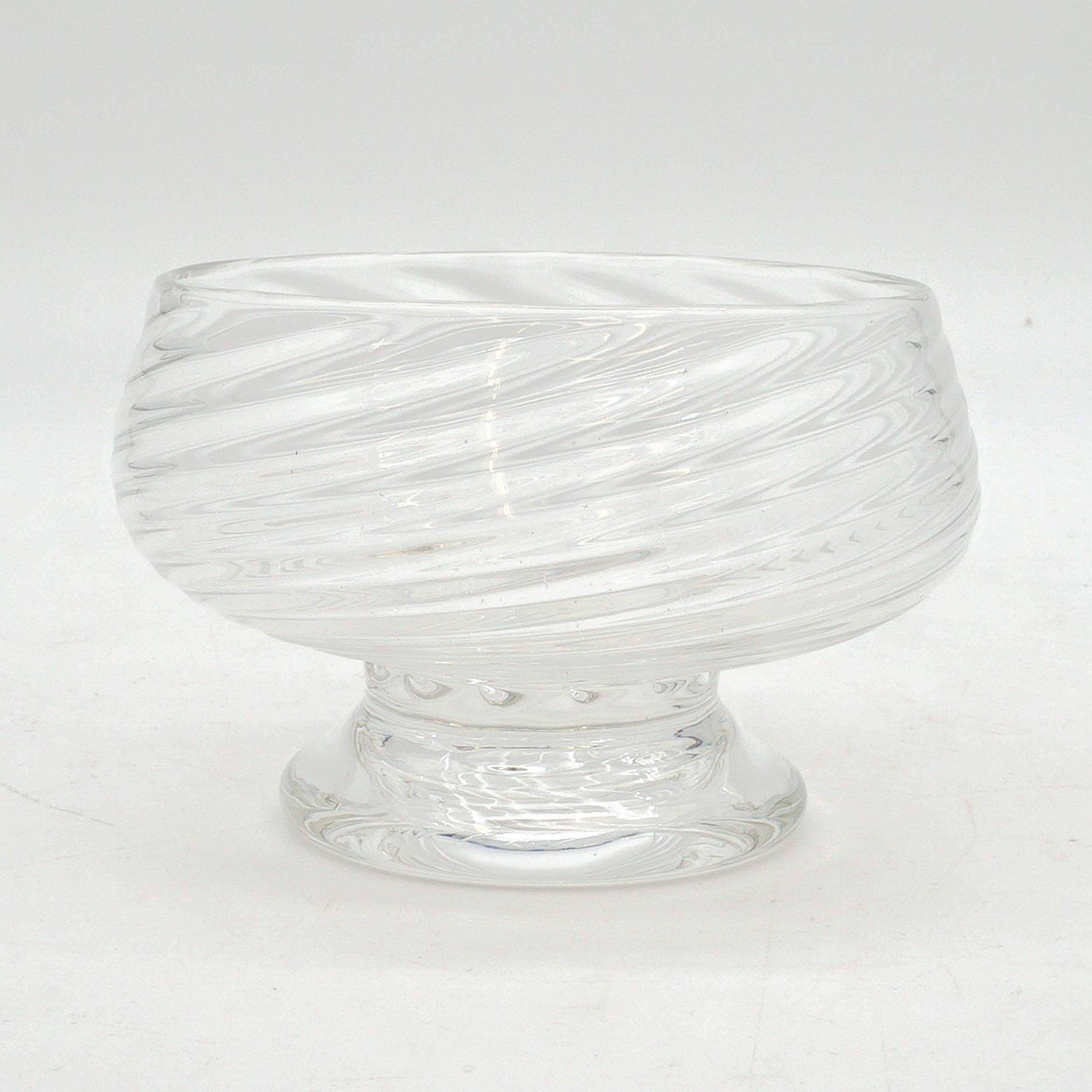 Clear Twisty Bowl