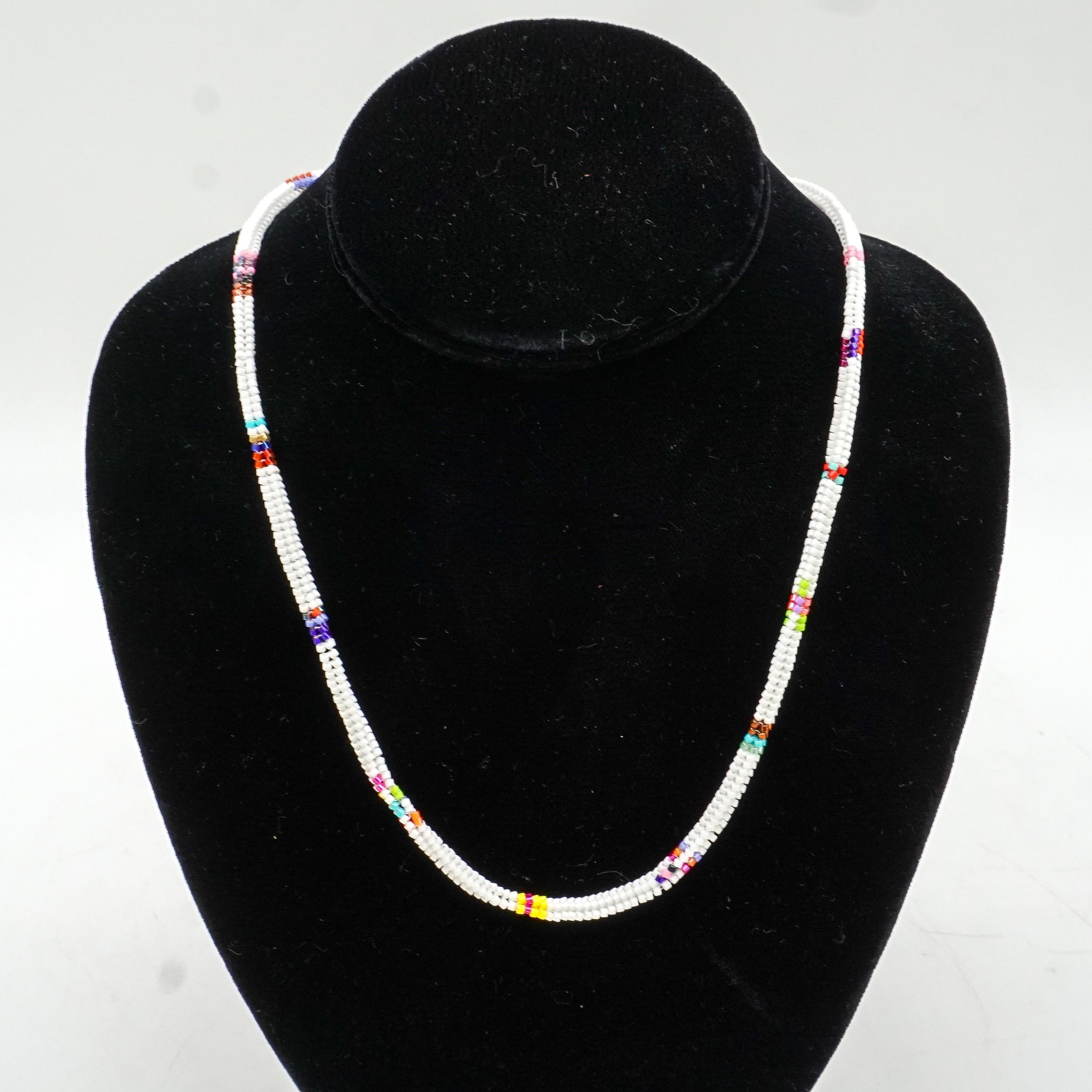 White Bead Necklace