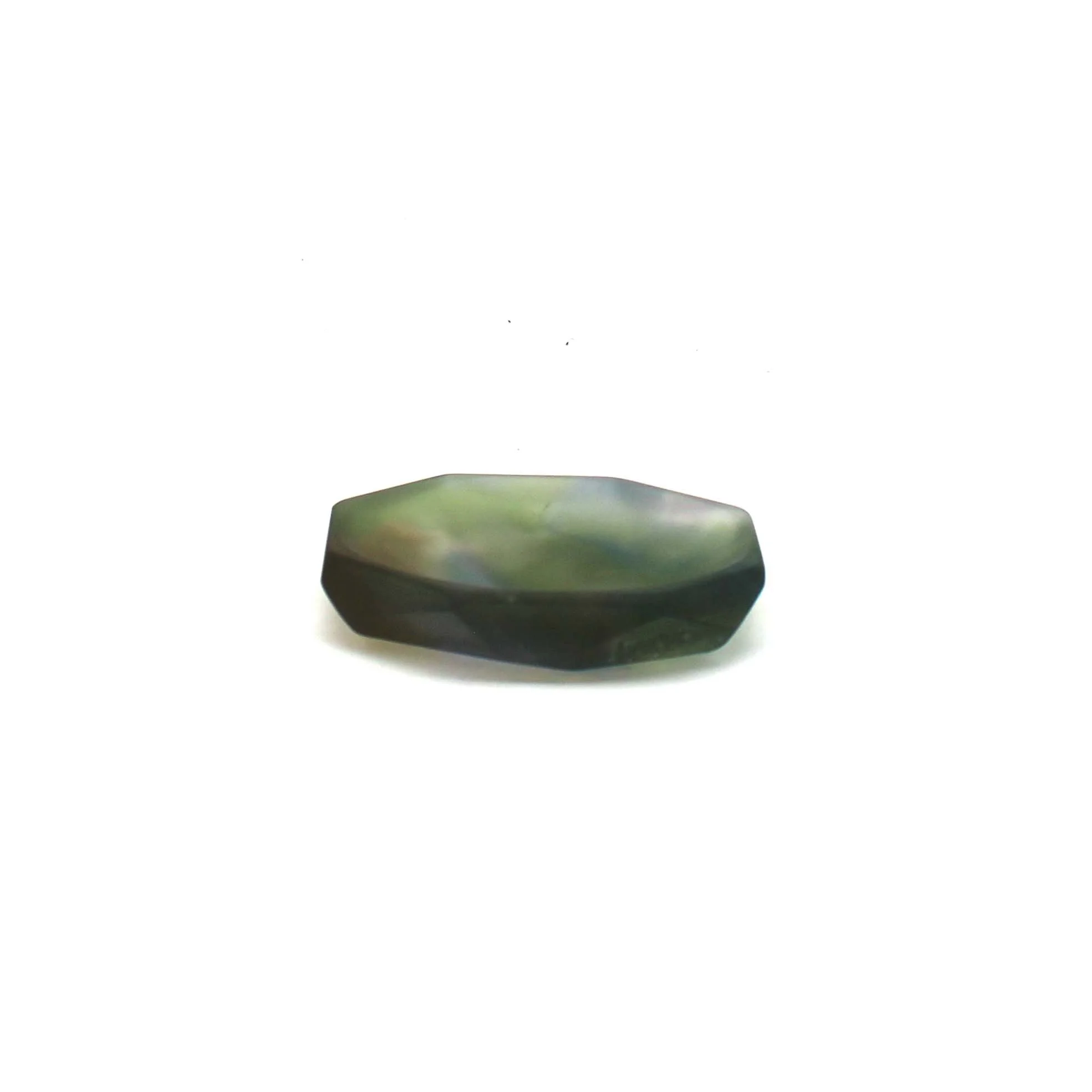 Green and Blue Glass Catch-All Dish