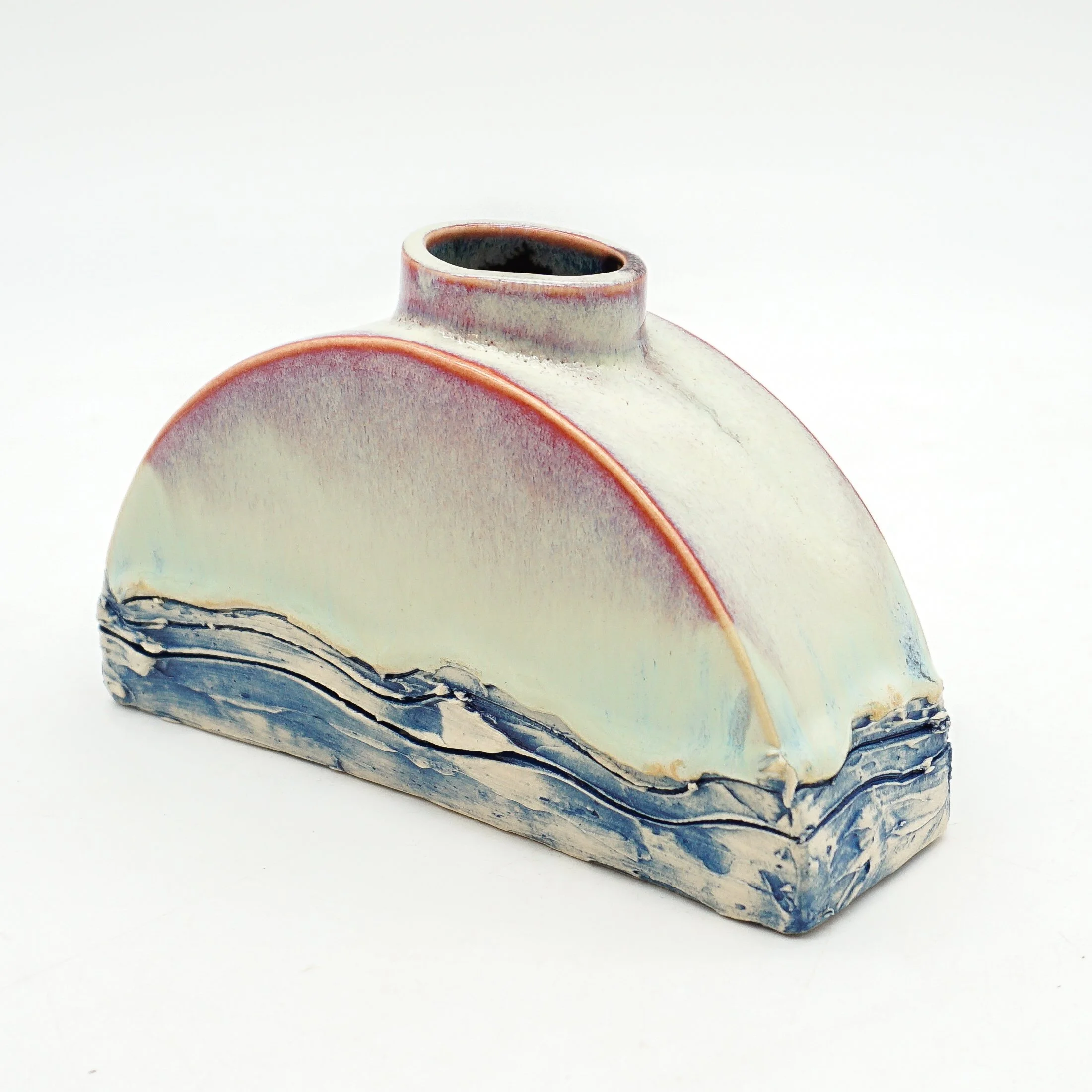 Ocean Scape - Half Circle Vase