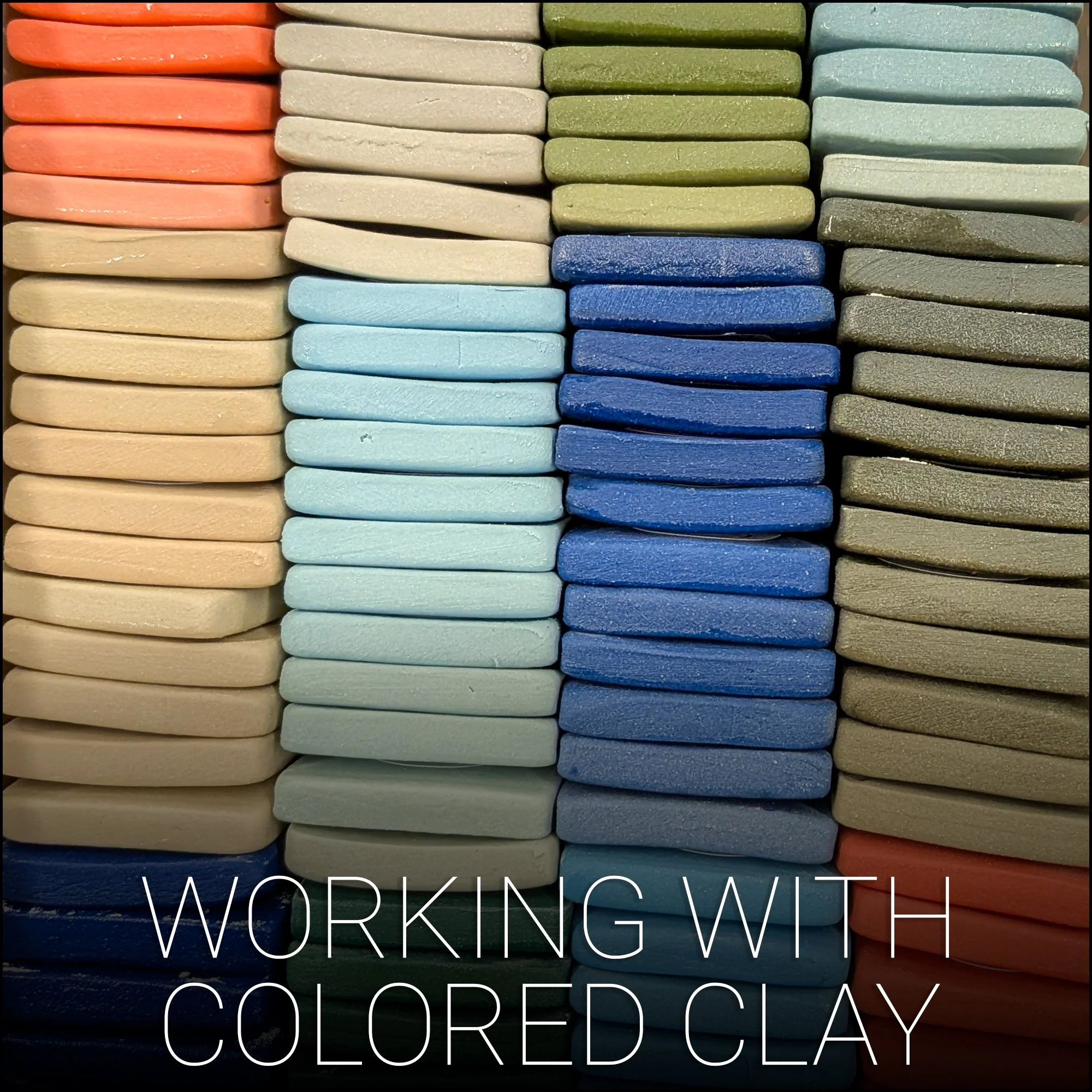 Working with Colored Clay