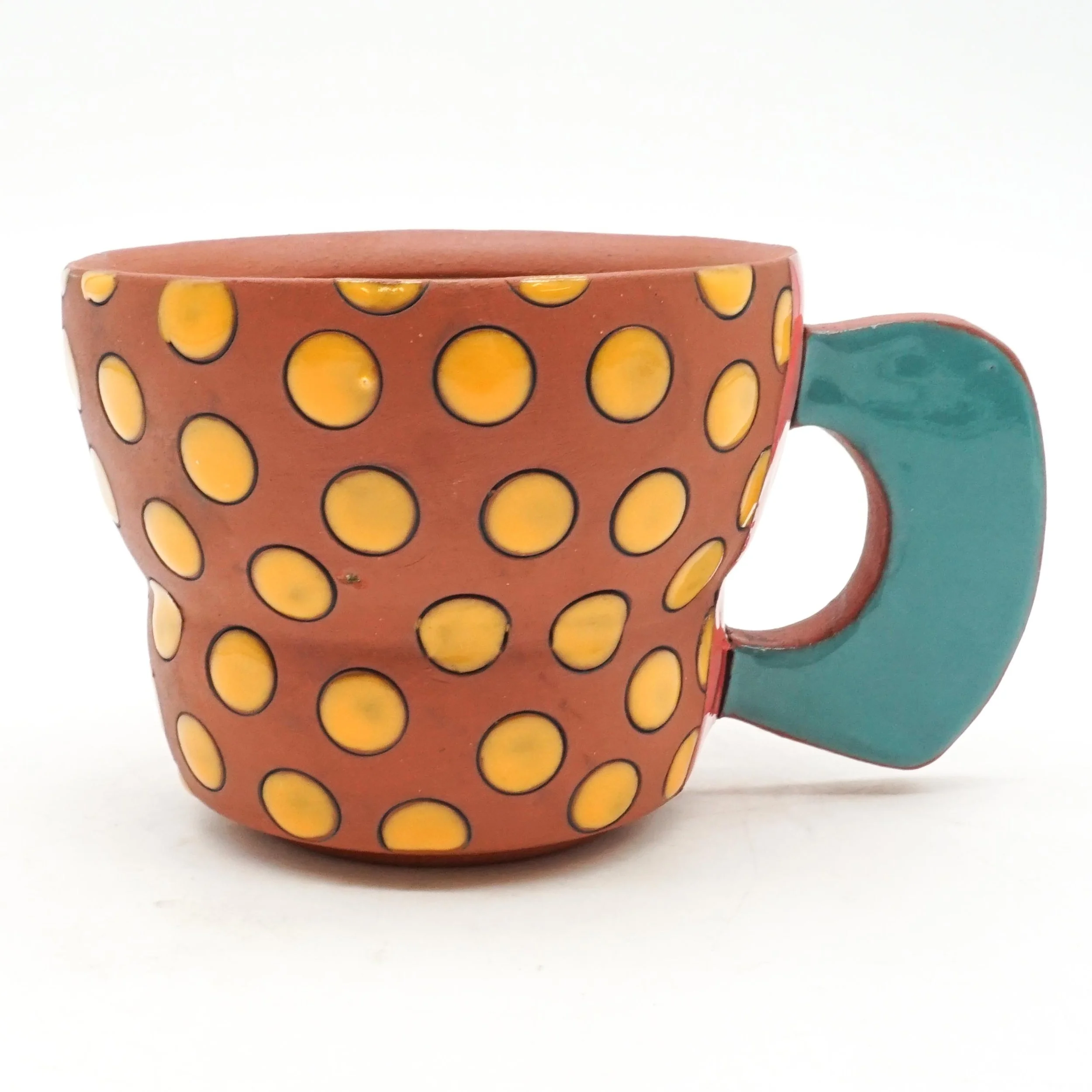 Yellow Dot Mug