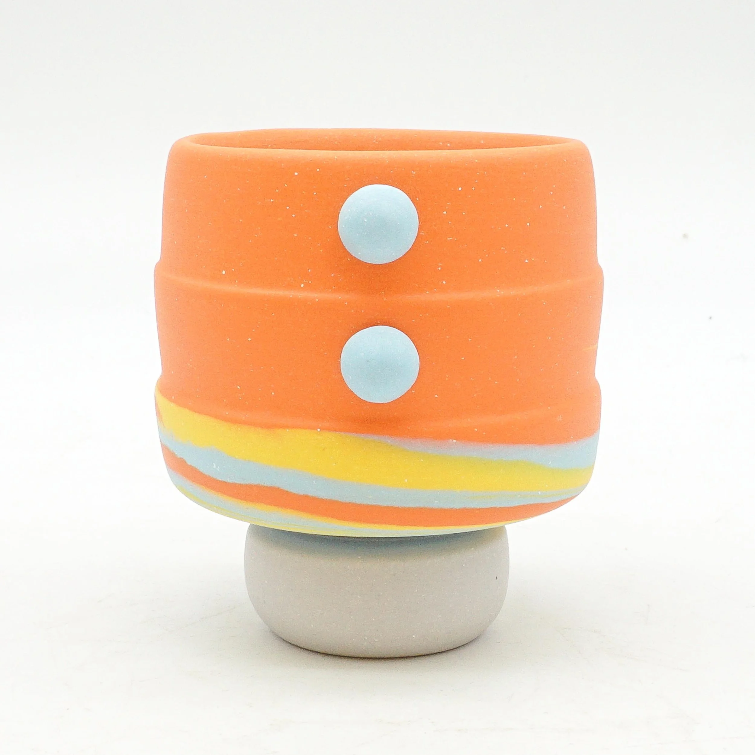 Orange Swirl Cup