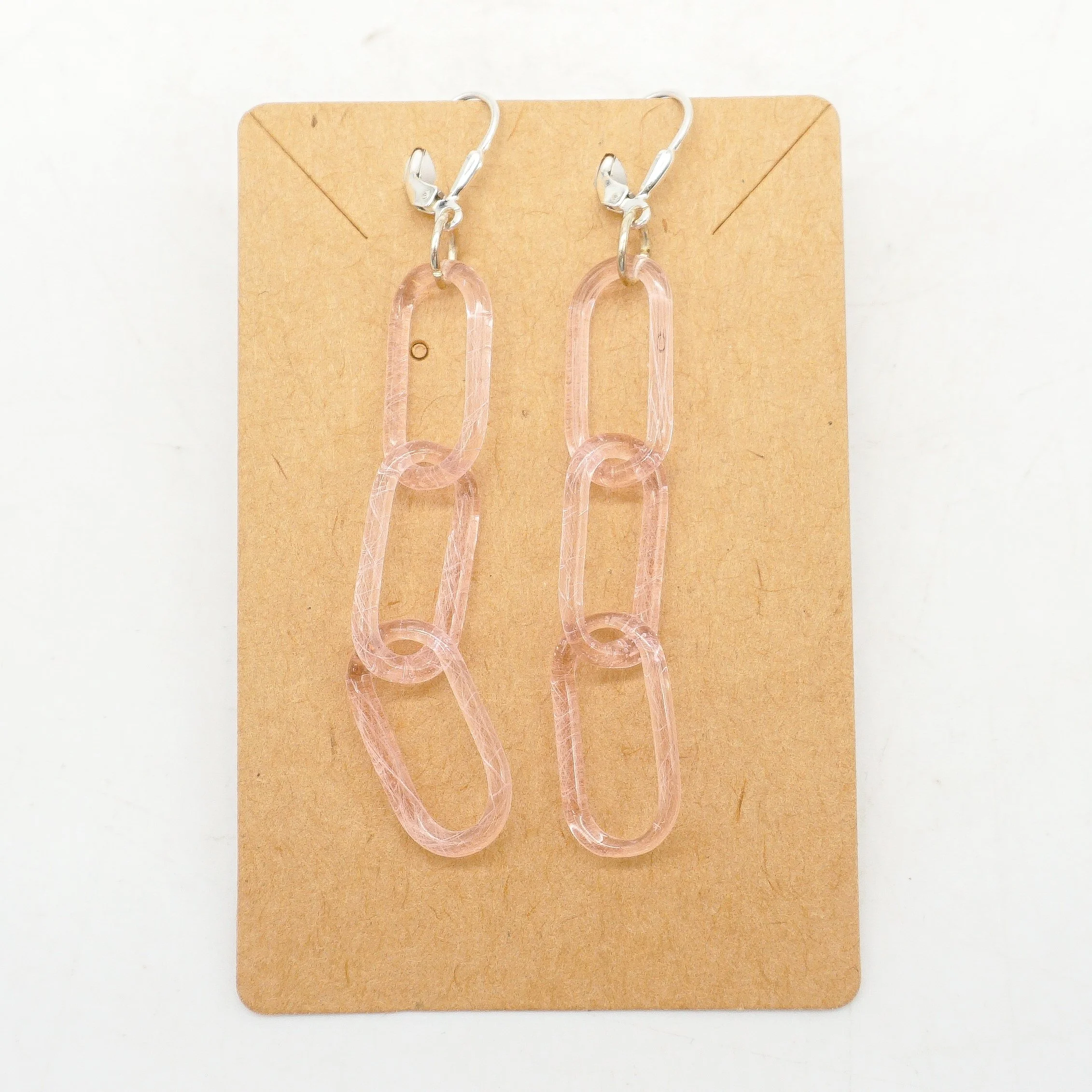 Sweet Pea Chain Earrings