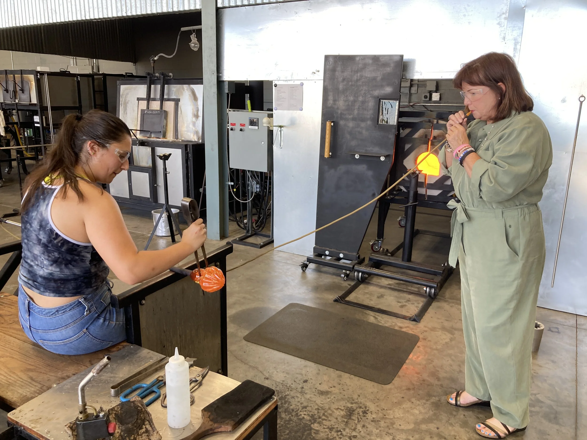 Emily_Participant inflating pumpkin.JPG