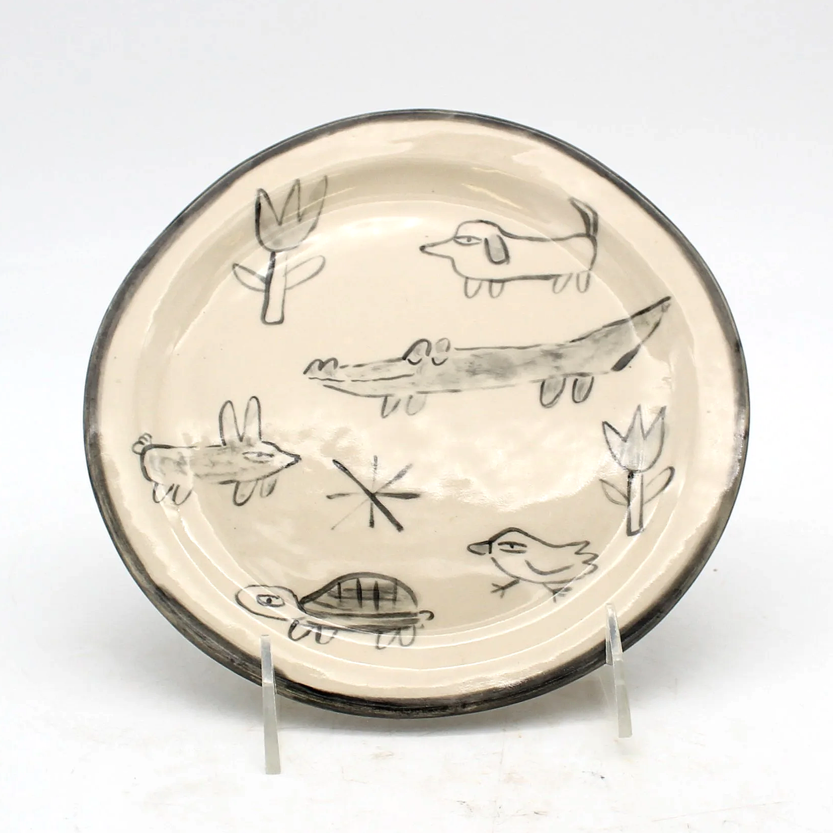Alligator and Animals Plate #2