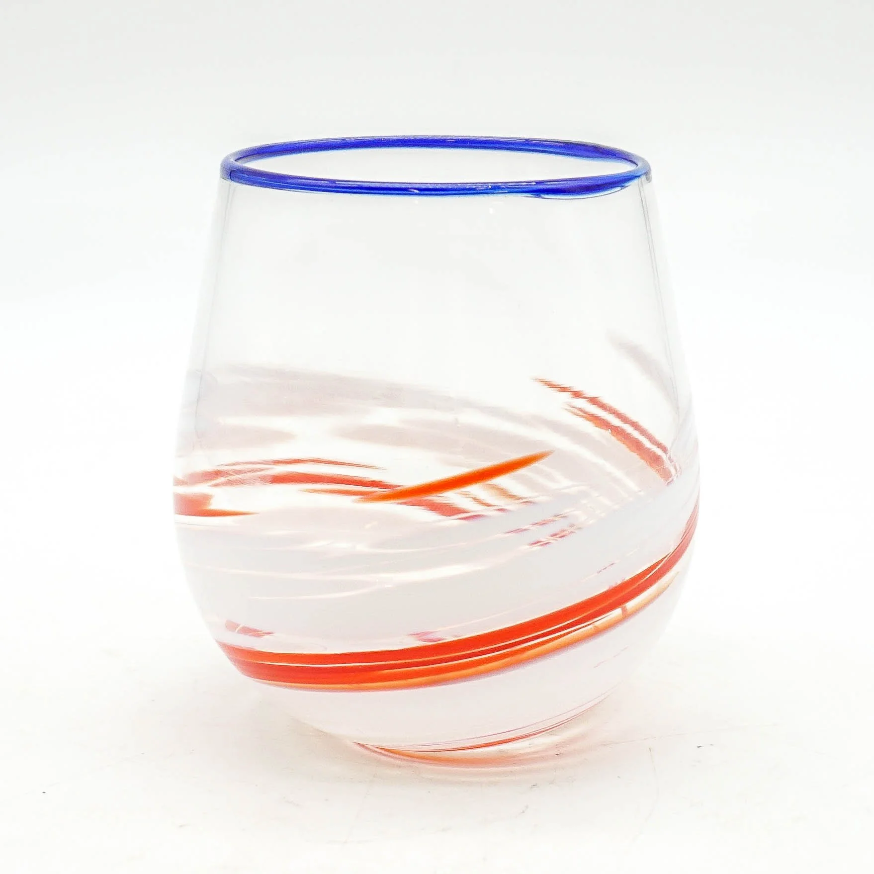 Team Spirit Cup - Red and White with Blue Rim