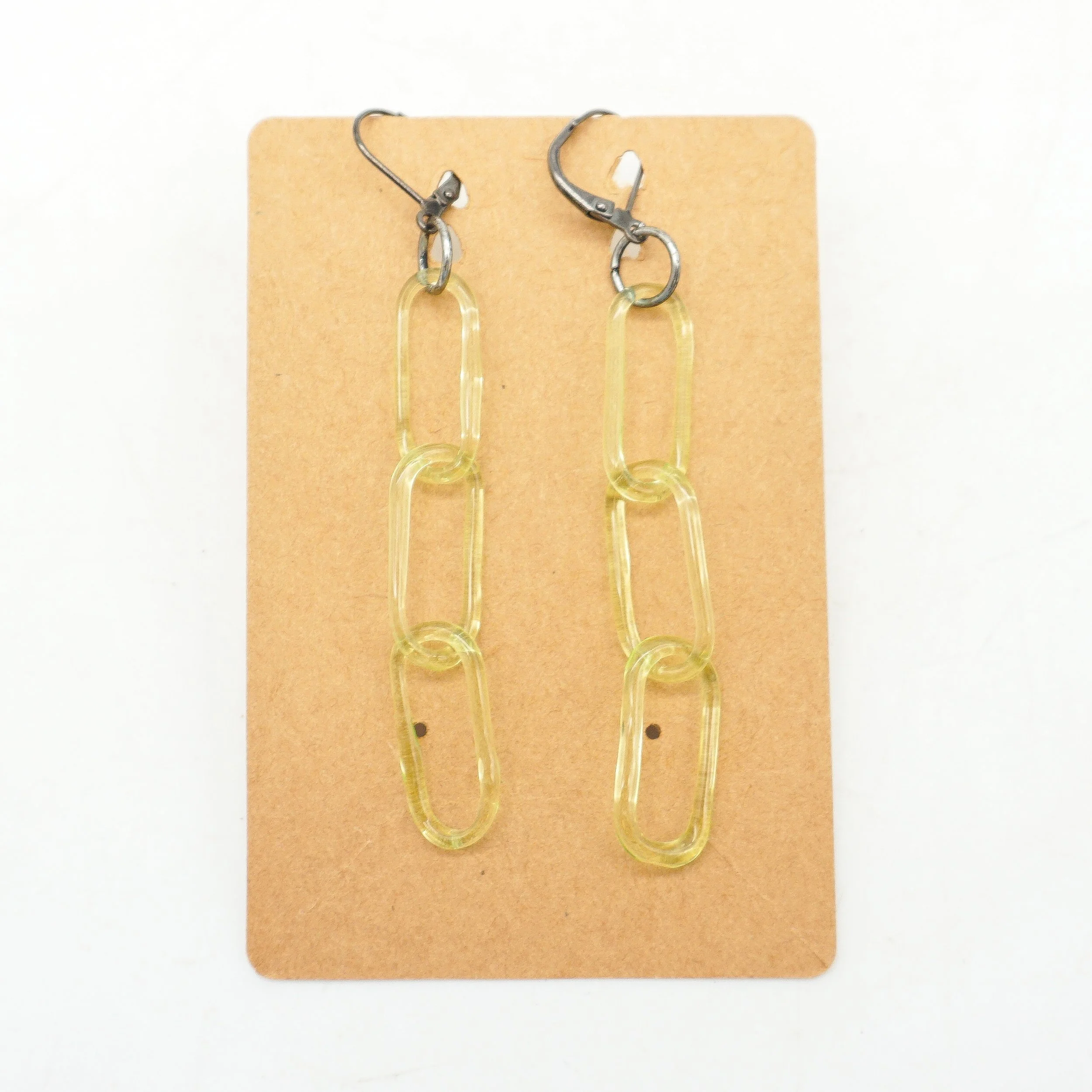 Pistachio Chain Earrings