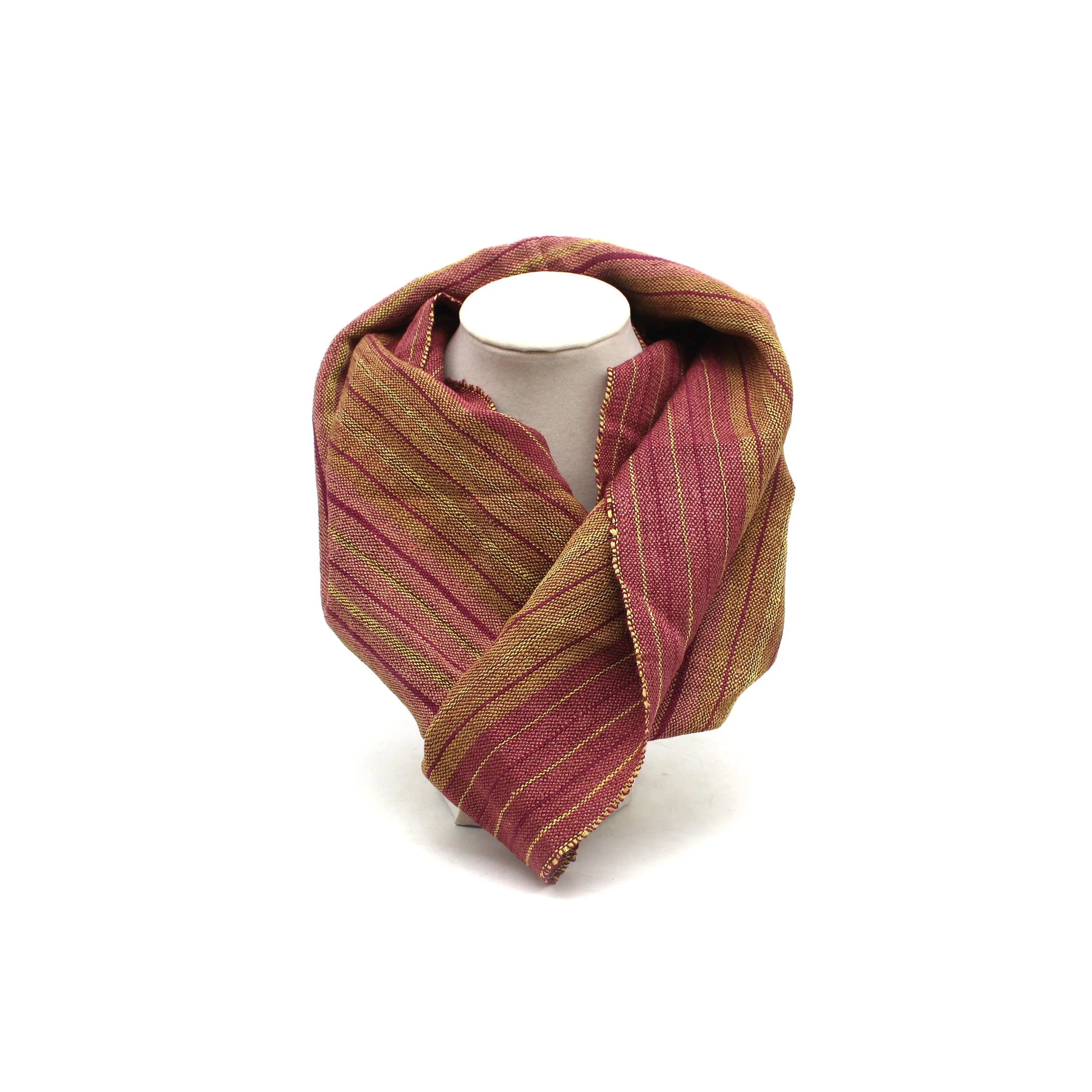 Natural Dyed Linen + Silk Cowl