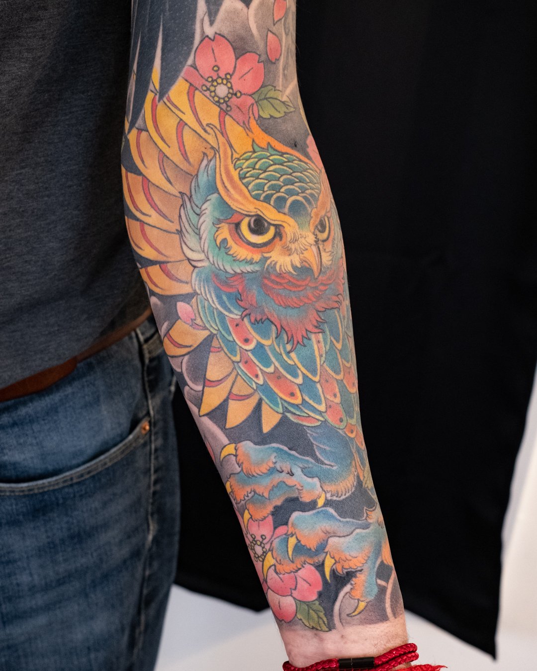 Finished up this colourful owl. Thanks Adam!