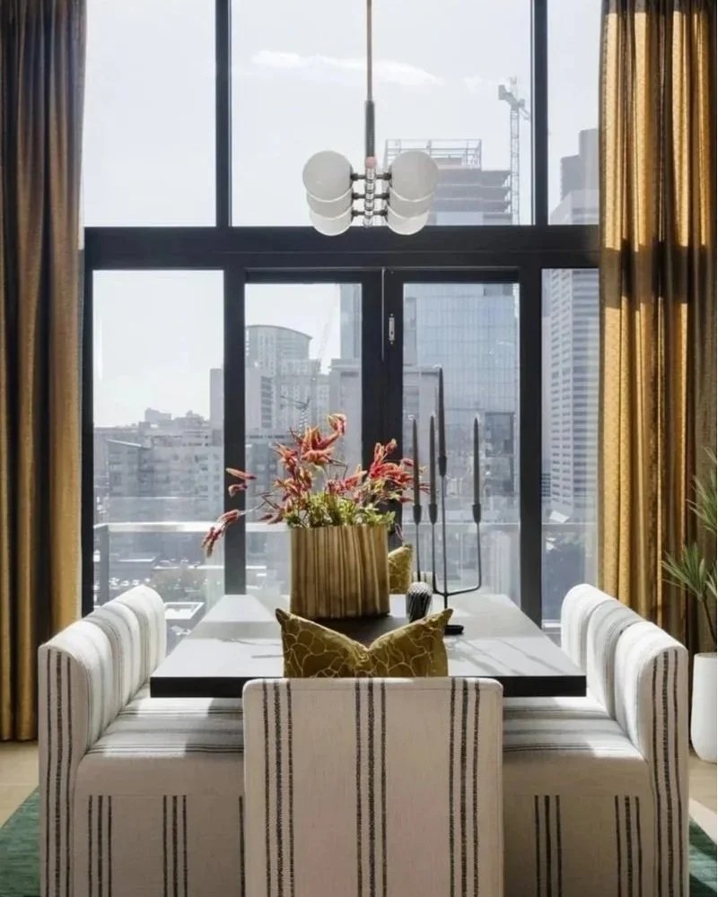 luxury high rise interior design by Sarah Noel Interiors in Denver Colorado