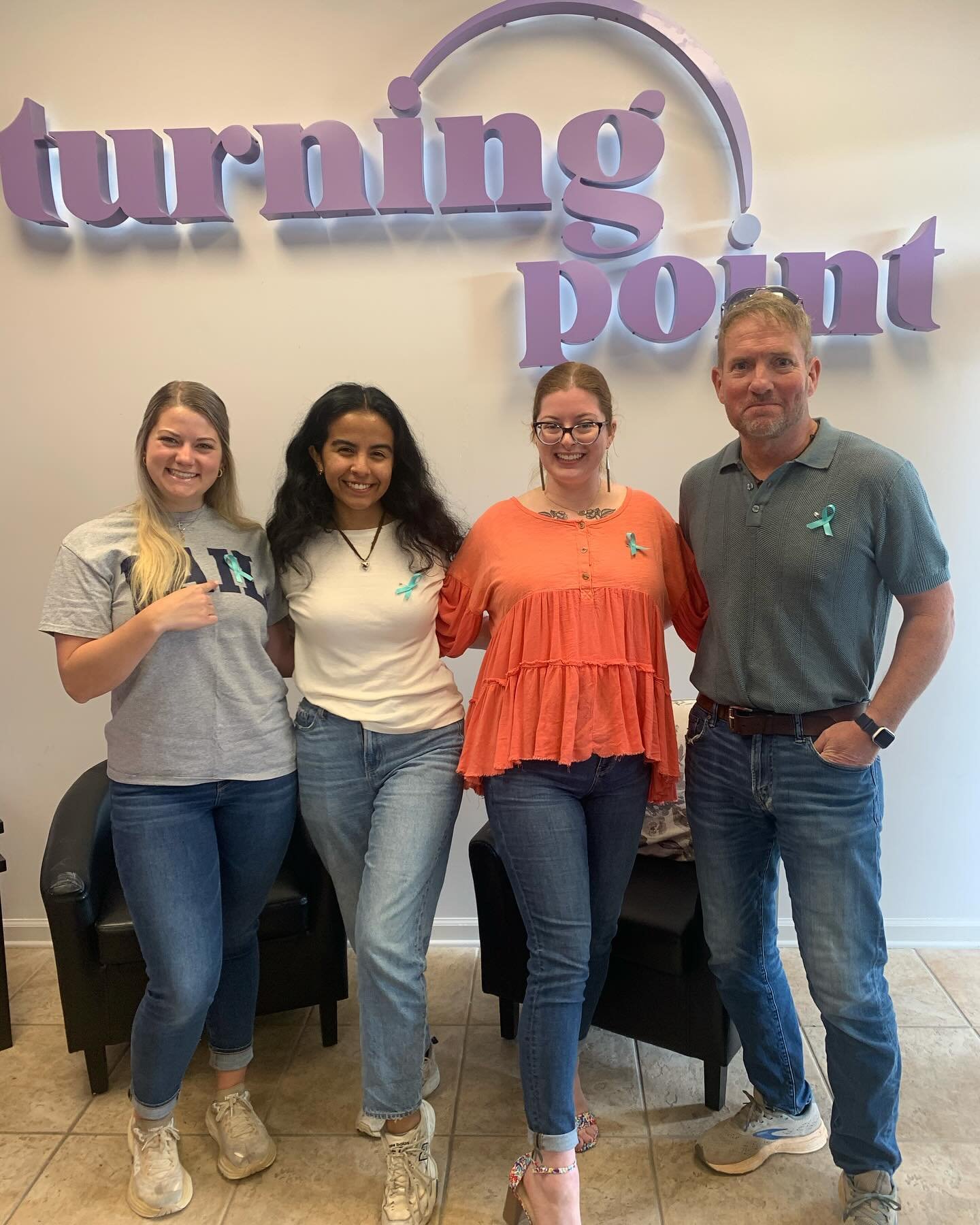 It&rsquo;s #denimday at the Turning Point office and we are  showing our support by going a little casual.

Denim Day began because of a court case in Italy where a man was released from prison after he was charged with rape. In his appeal, he stated