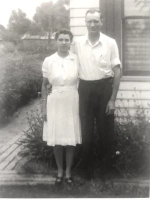 The Harvey parents, circa 1940