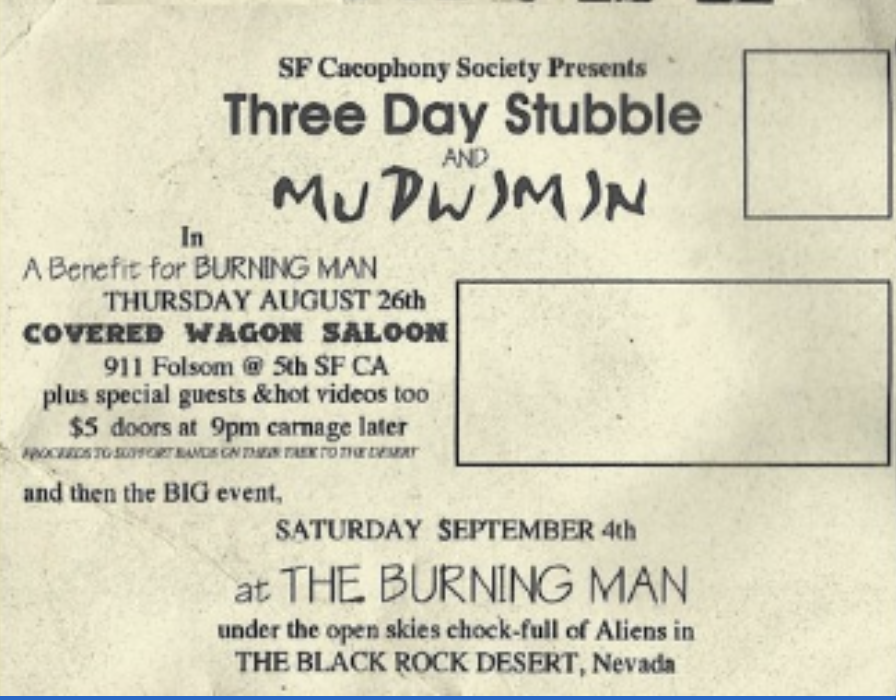 1993 Three Day Stubble Postcard front.png