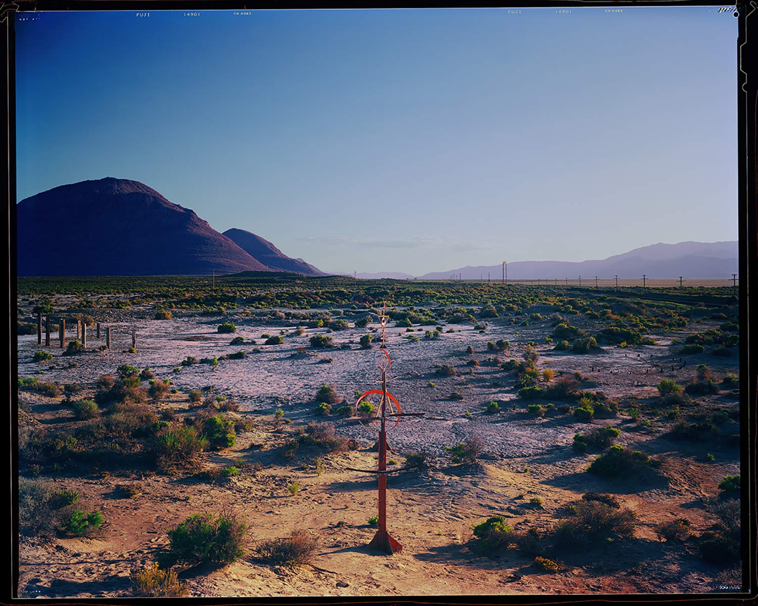 Survey Line of Desert Navigation Locators