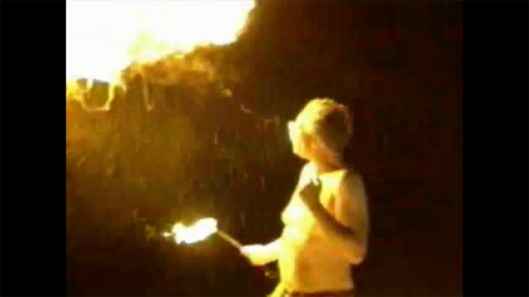 Lighting the Man, 1990