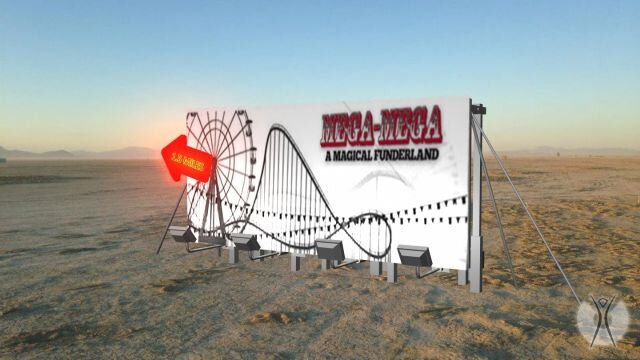 Mega Mega - Kevin Bourque - Burning Man 2019