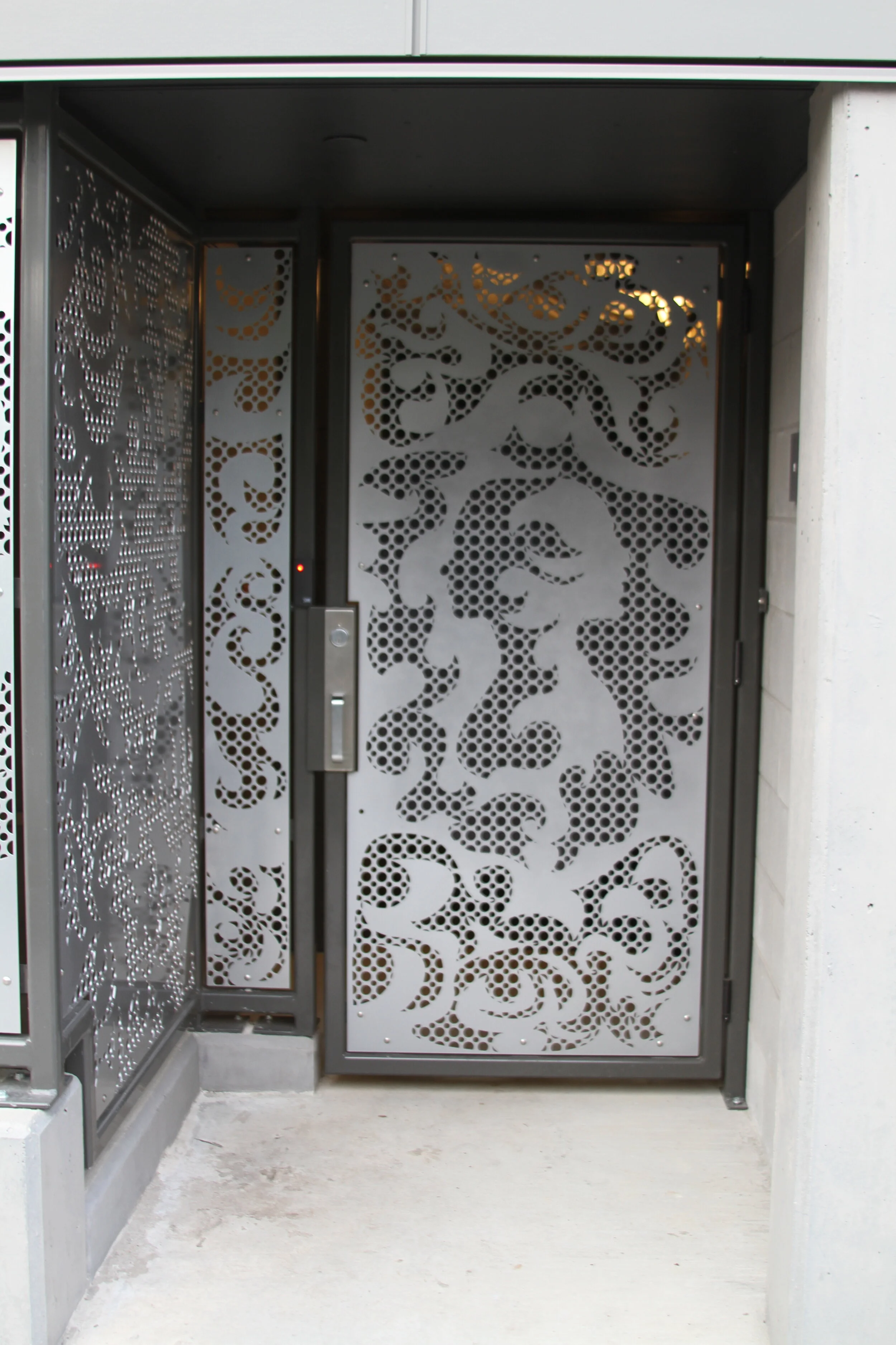   Security Panels  - Janus Building,&nbsp;Seattle WA.&nbsp; 